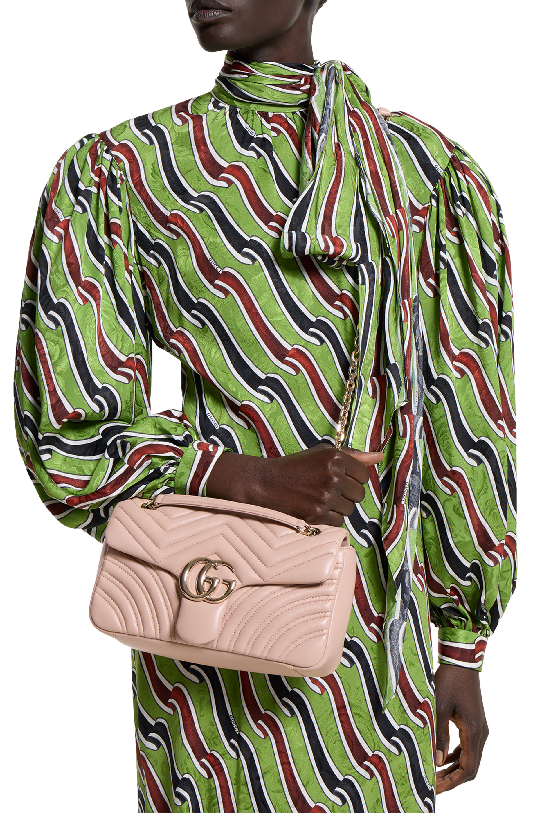 حقيبة كتف مارمونت بشعار الماركة متوسطة