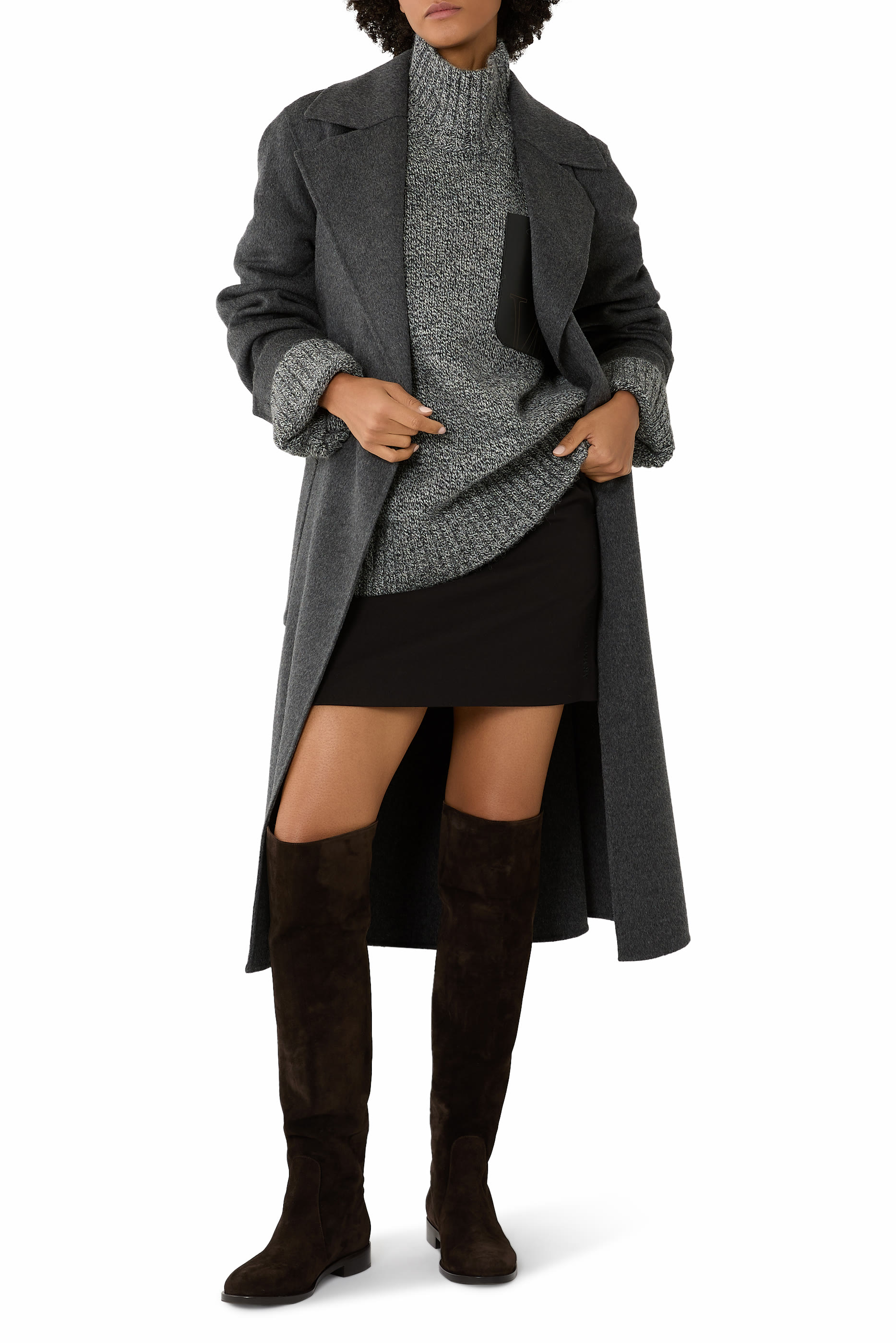 حذاء بوت زين 20 بطول الركبة شمواه