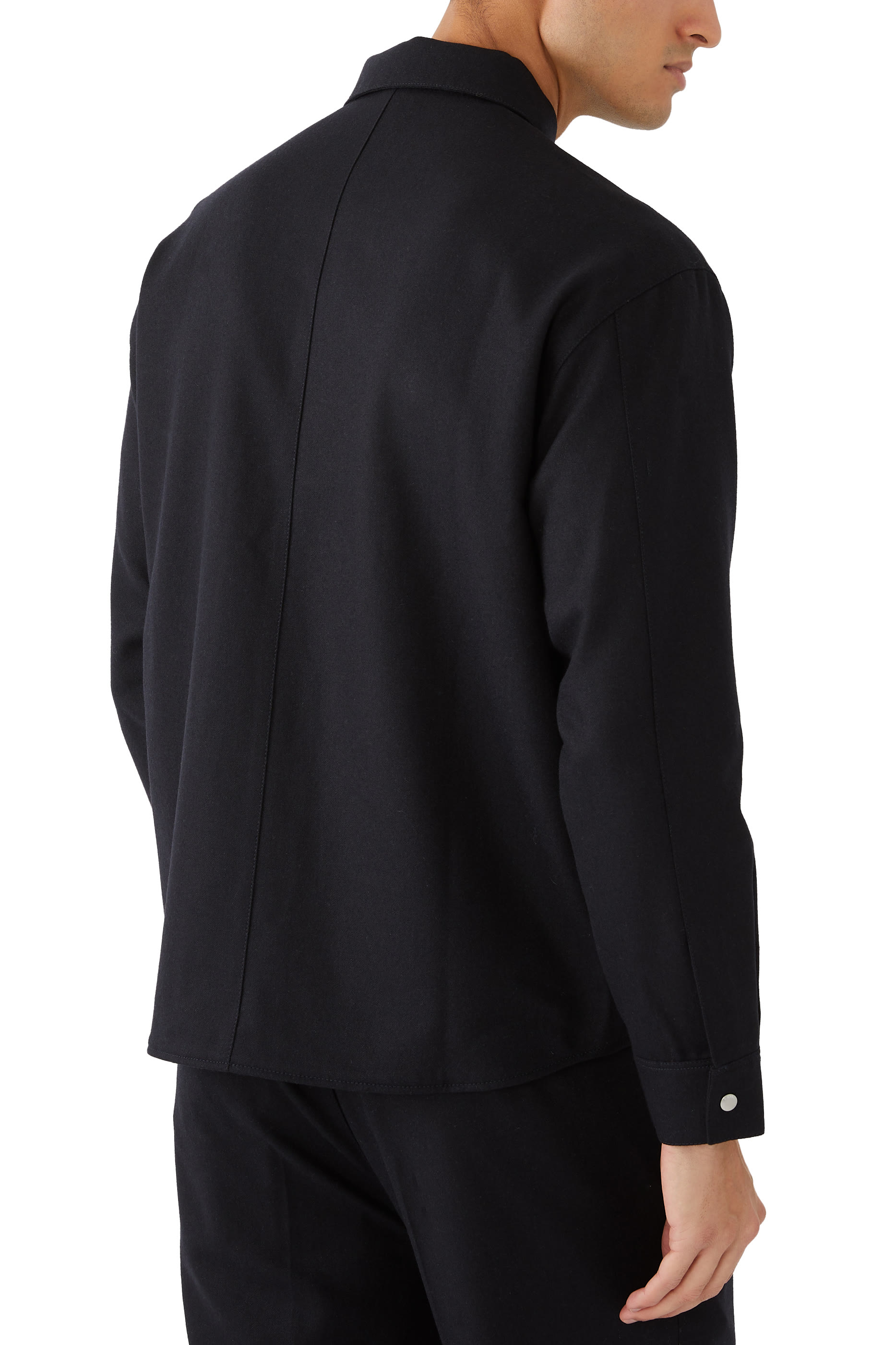 جاكيت عصري بسحاب فلانيل