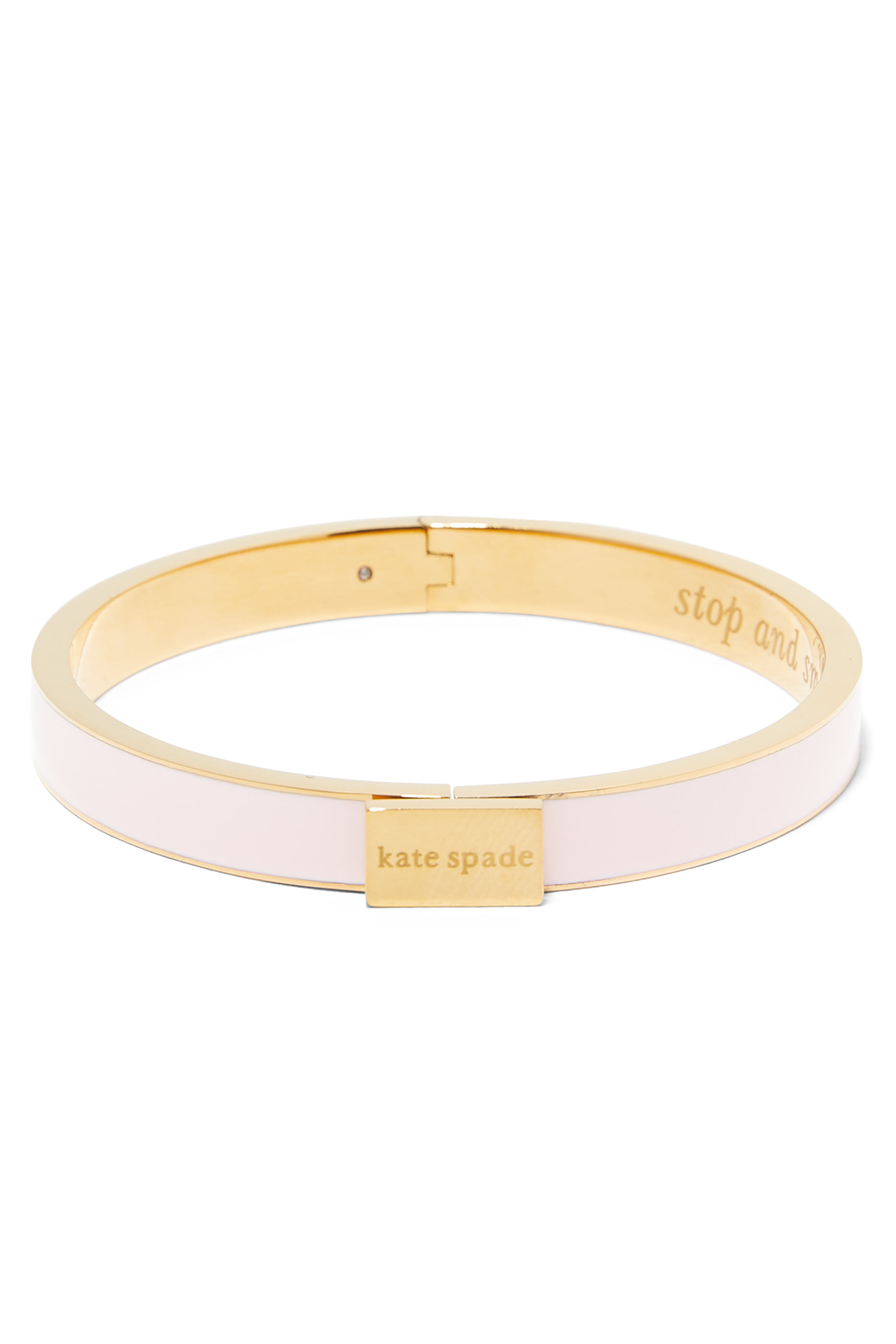 سوار ايديوم بعبارة سمل ذا روزيس، مينا ومعدن مطلي