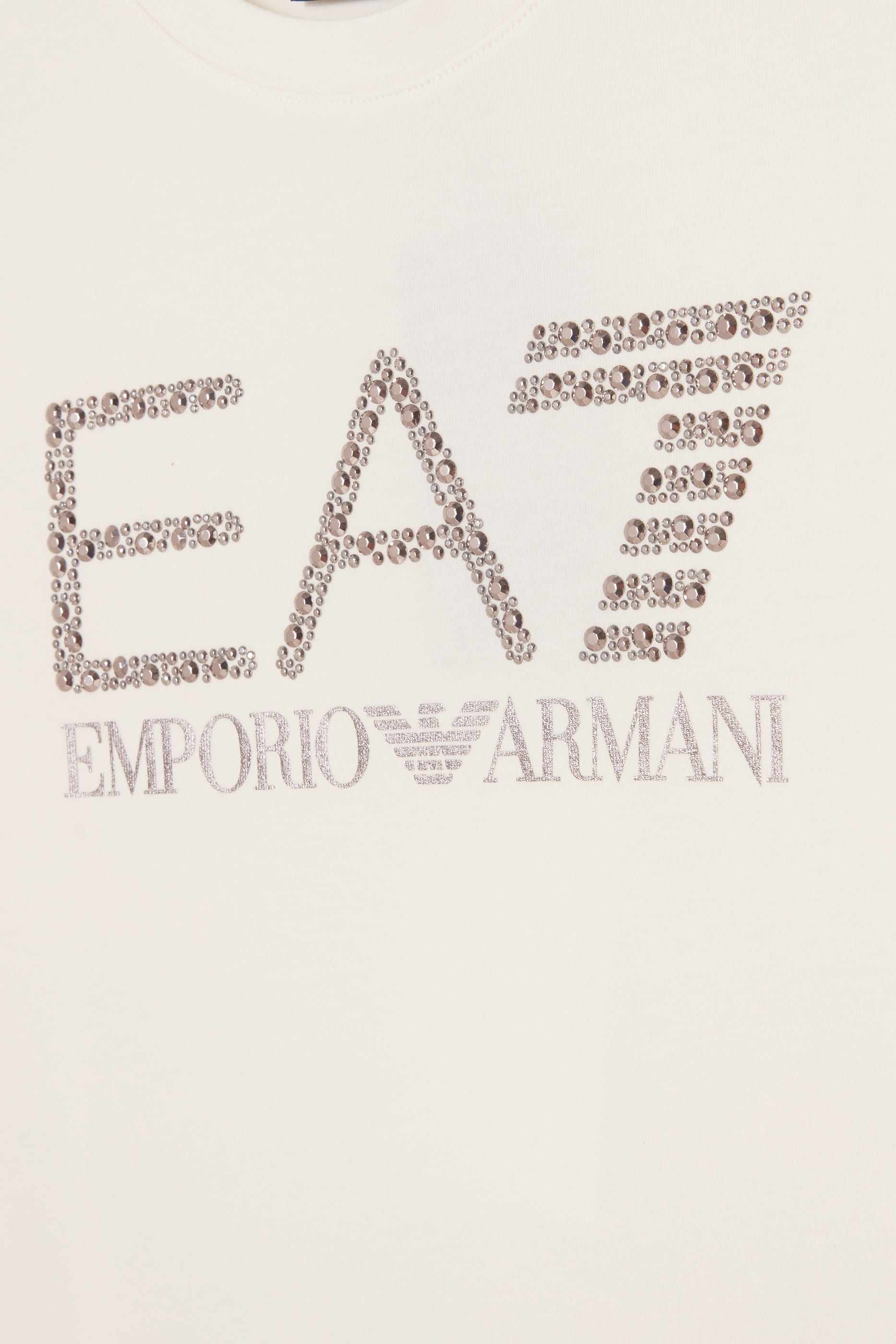 تيشيرت بنقشة شعار الماركة قطن للأطفال