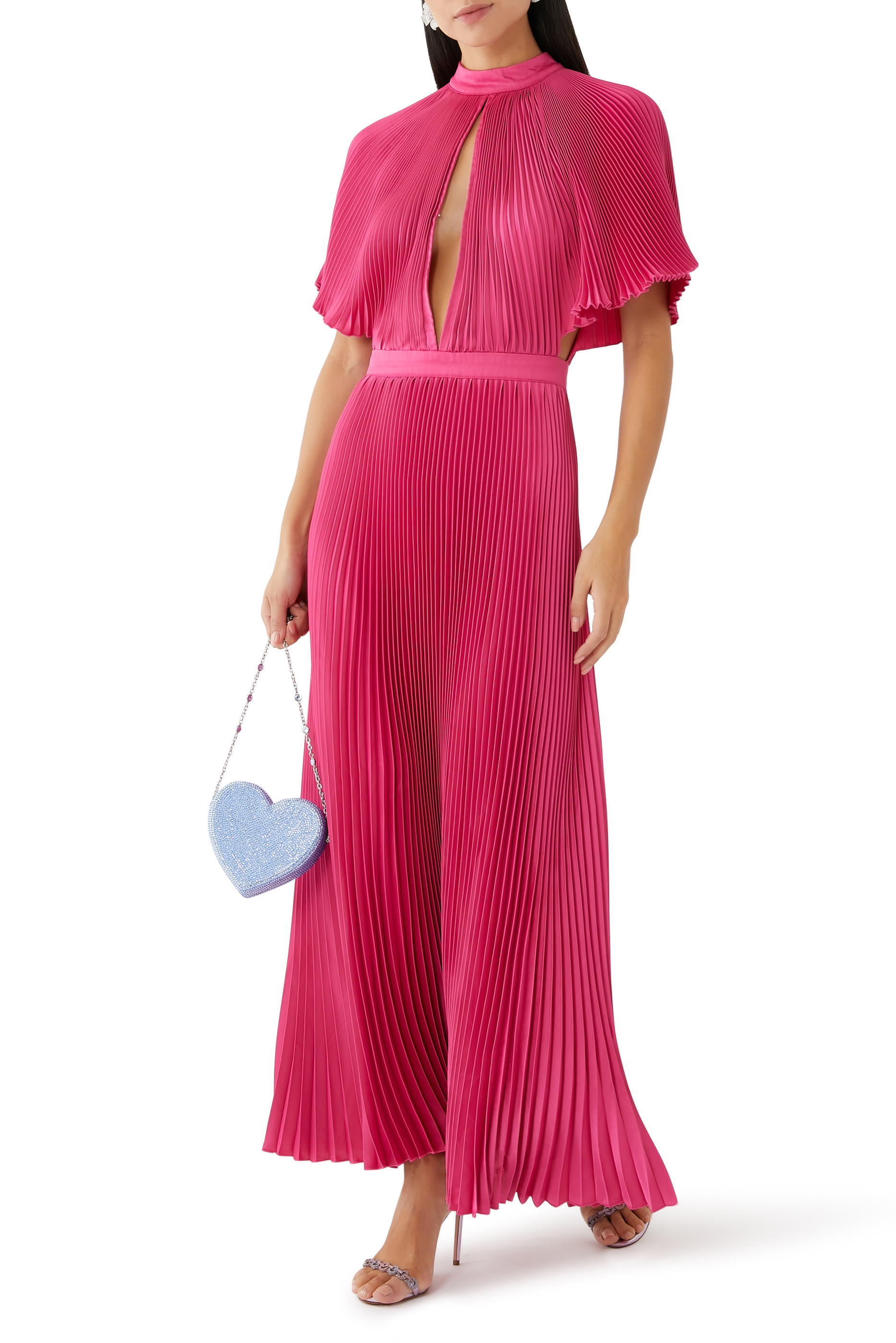 فستان سهرة إيليت بطيات