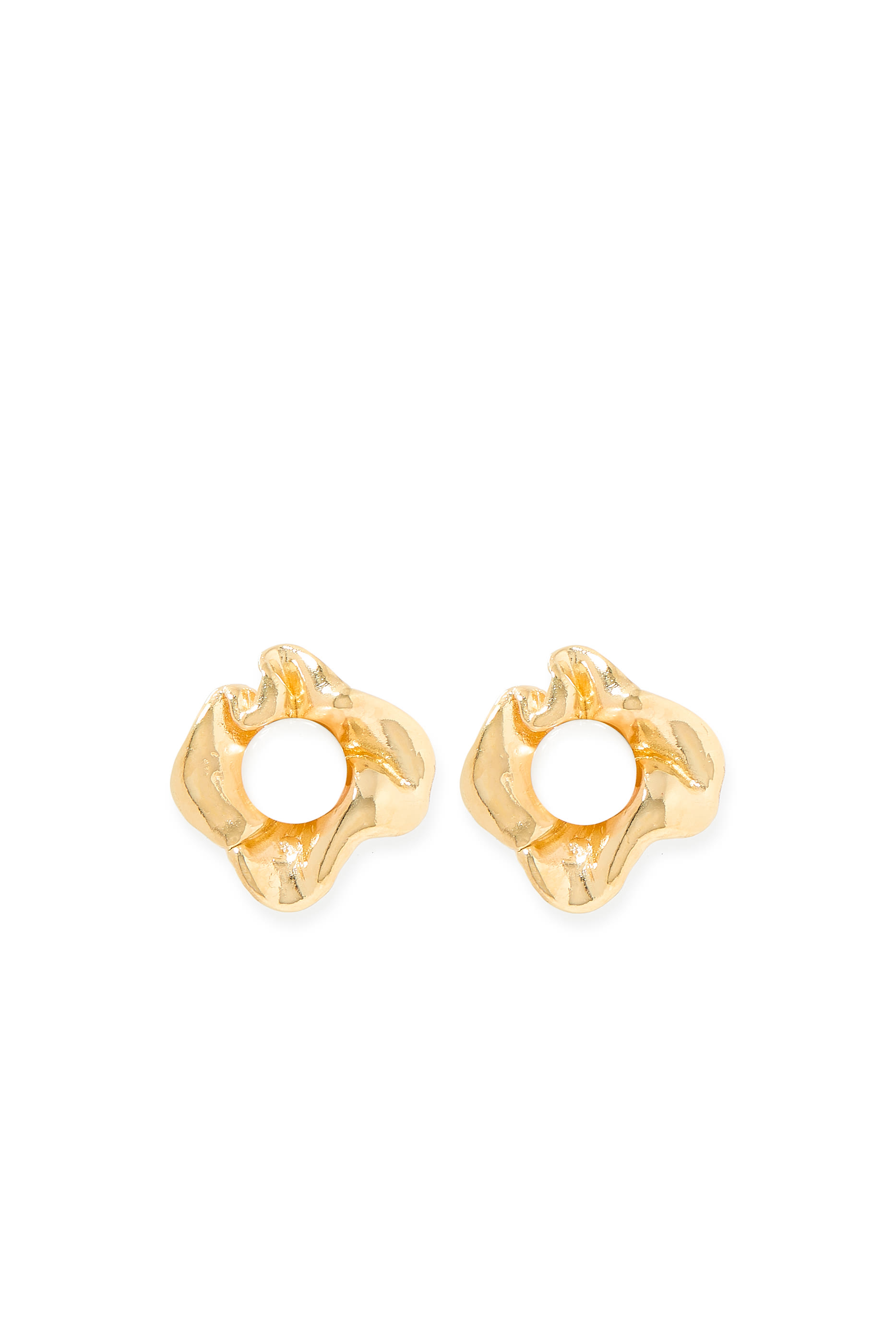 أقراط دريم أوديسي مرصعة بلؤلؤ مياه عذبة، فضة استرلينية معاد تدويرها مطلية بذهب أصفر عيار 18