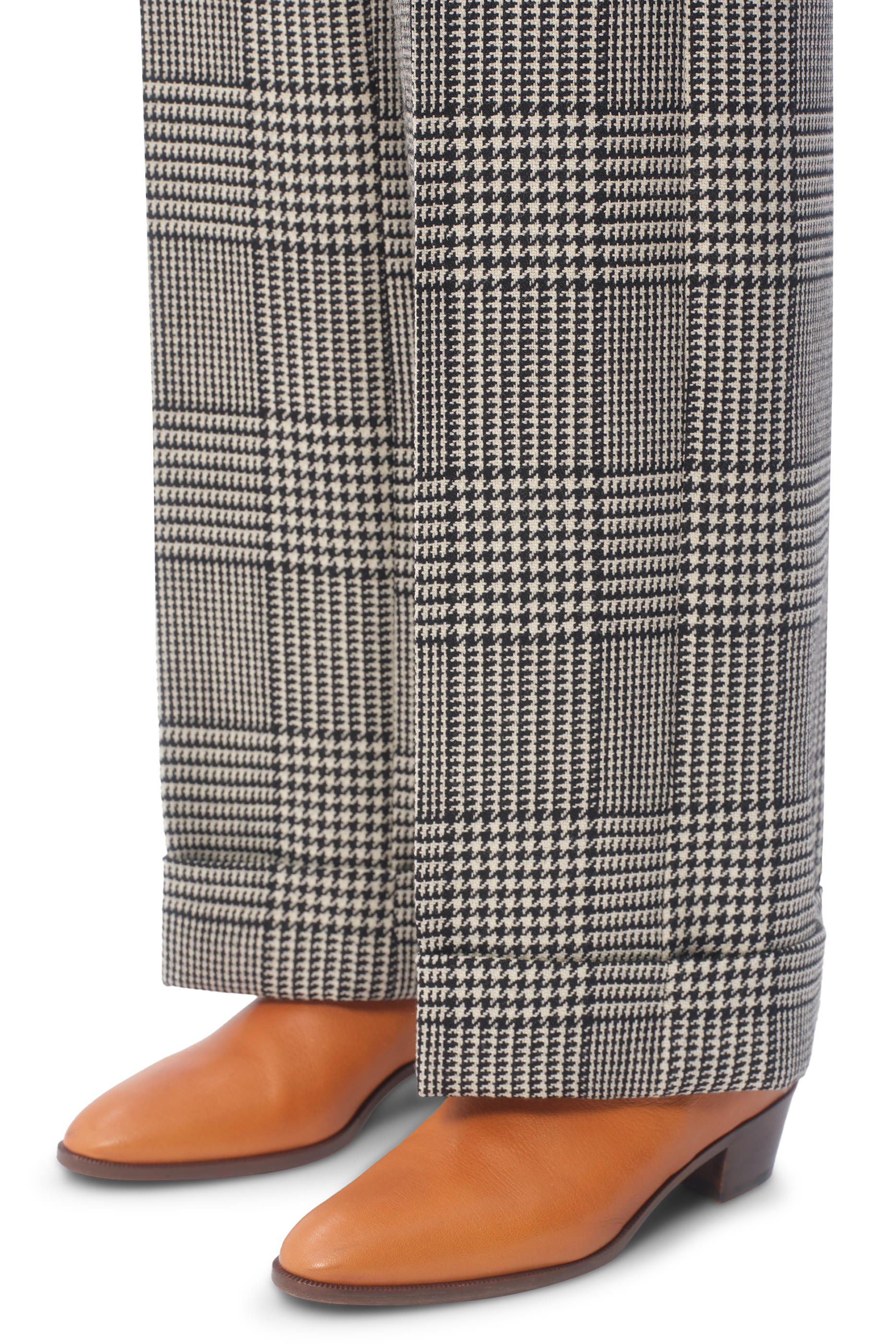 حذاء بوت بات بطول الكاحل جلد