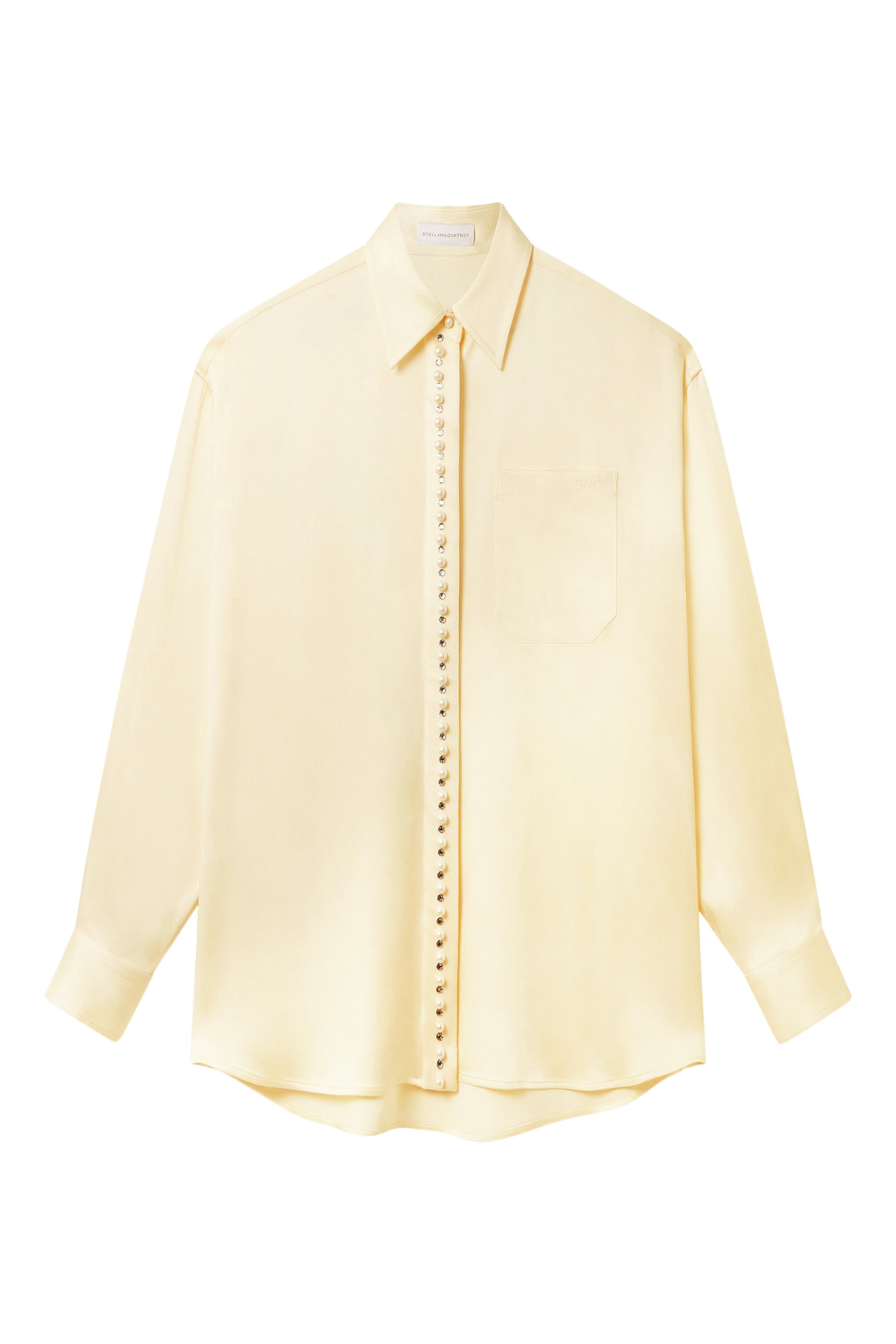 قميص مزين بلؤلؤ