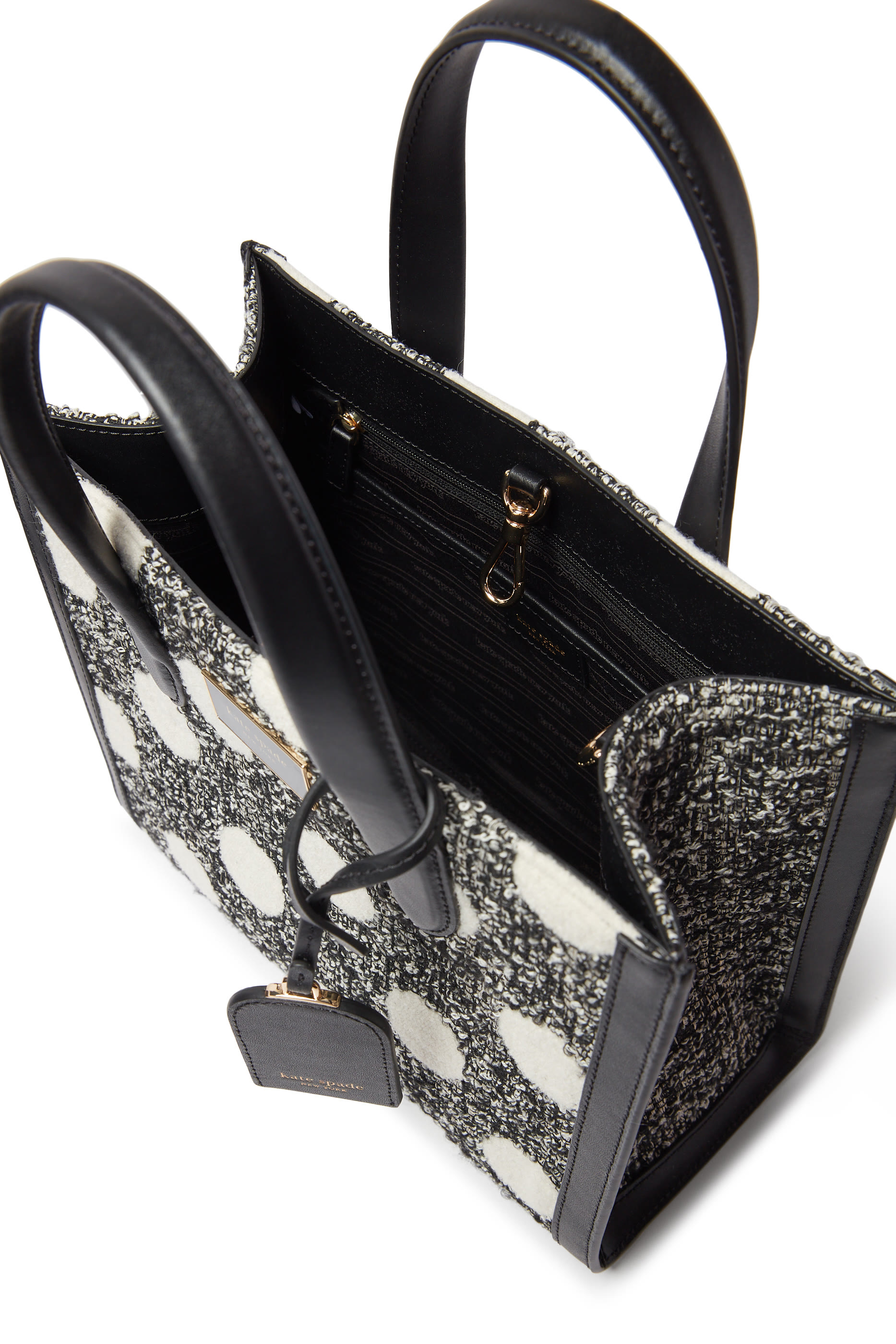 حقيبة يد مانهاتن صغيرة منقطة