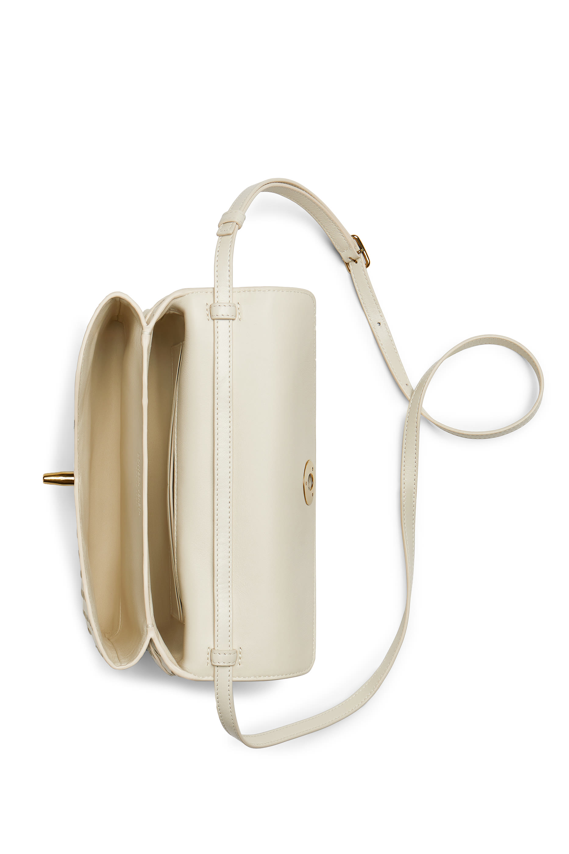 حقيبة بقفل بتصميم عقدة