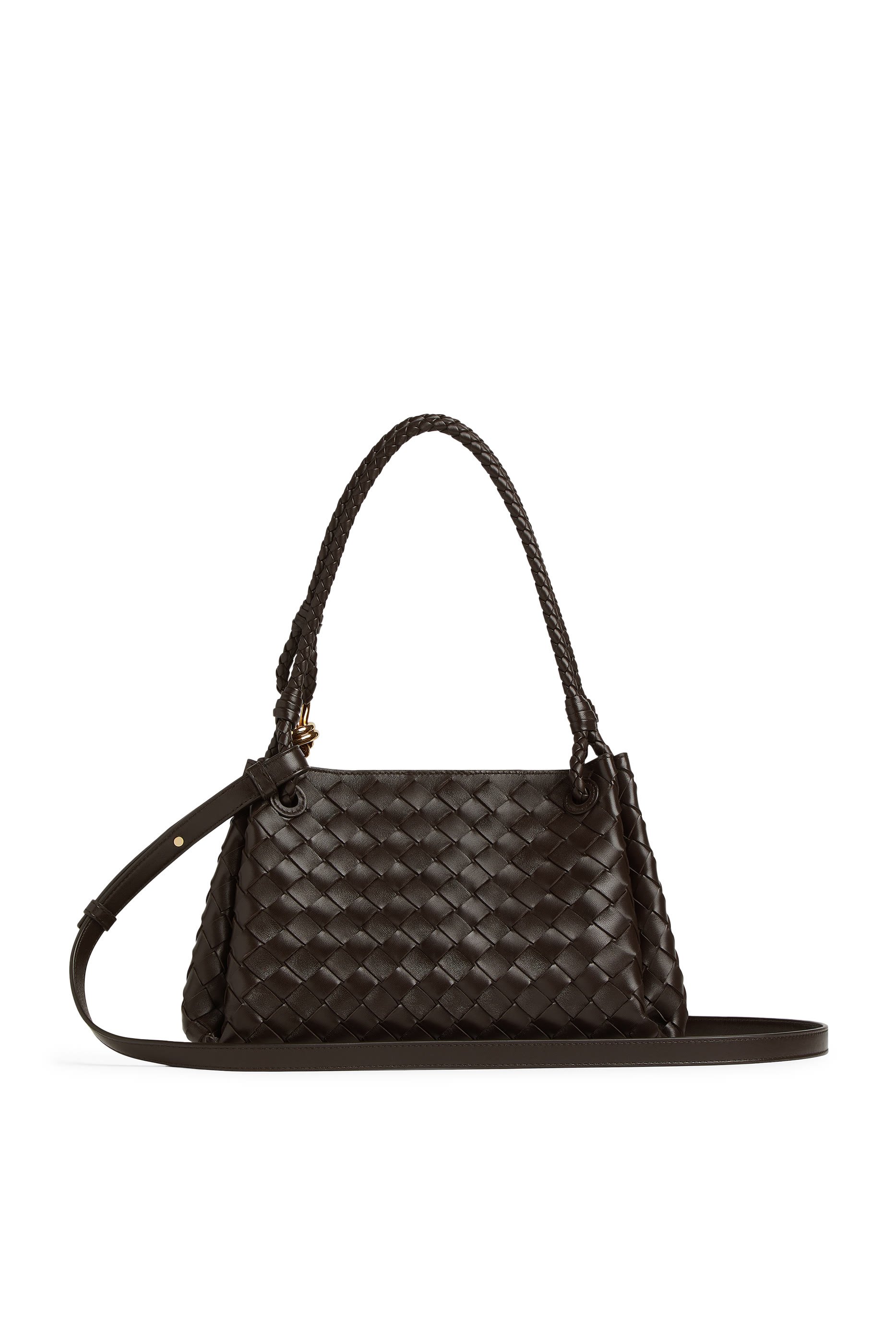 حقيبة كتف باراشوت كبيرة بتصميم مجدول