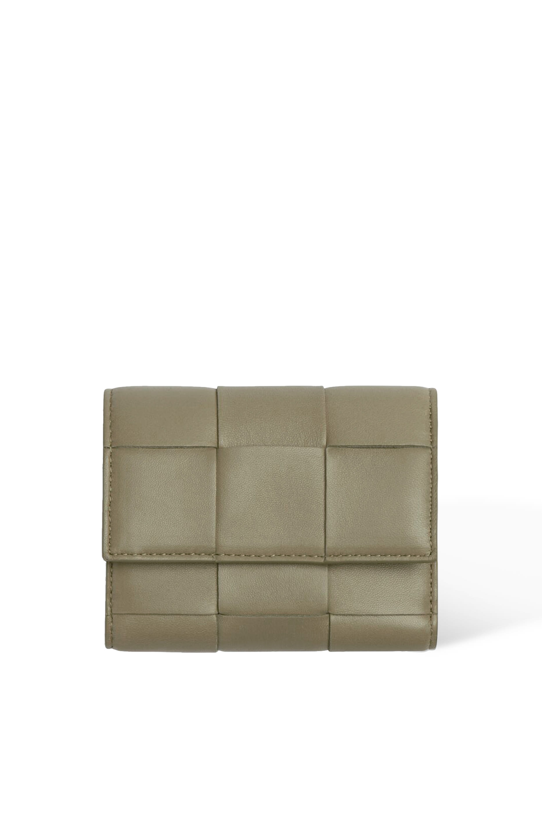 محفظة كاسيت ثلاثية الطي بسحاب