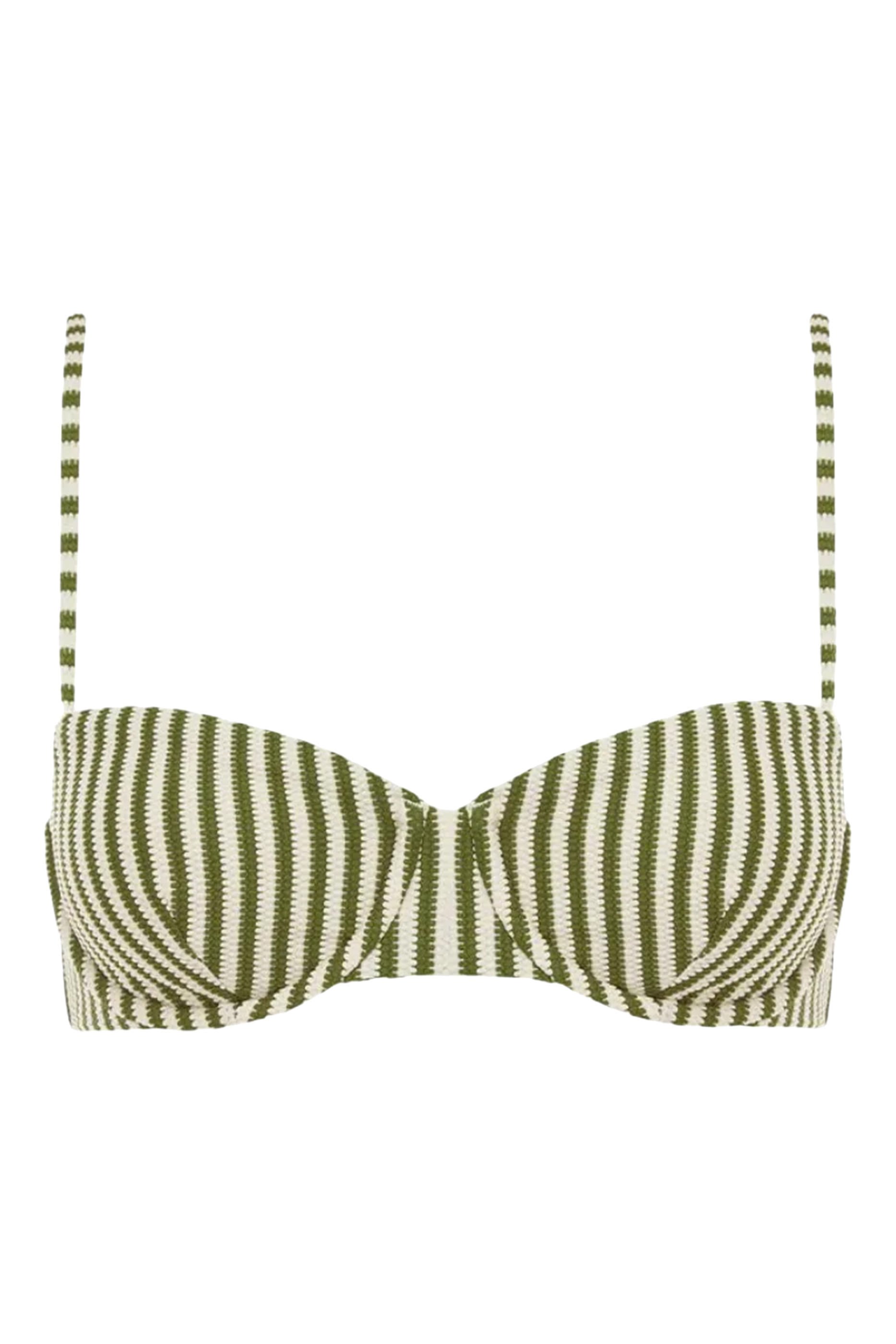 قطعة بيكيني علوية لافر مخططة بتصميم بالكونيت 