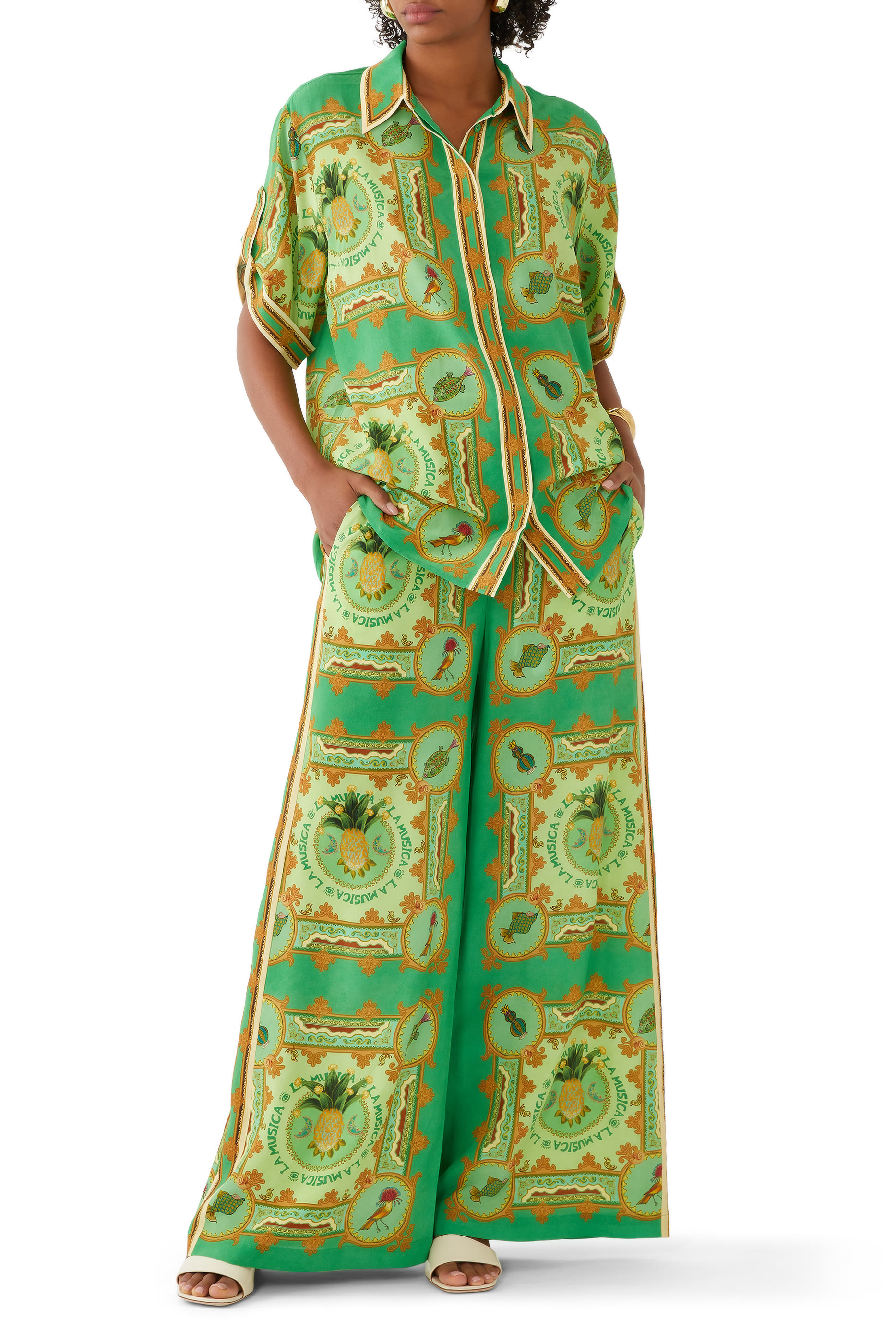 قميص لا ميوزيكا حرير