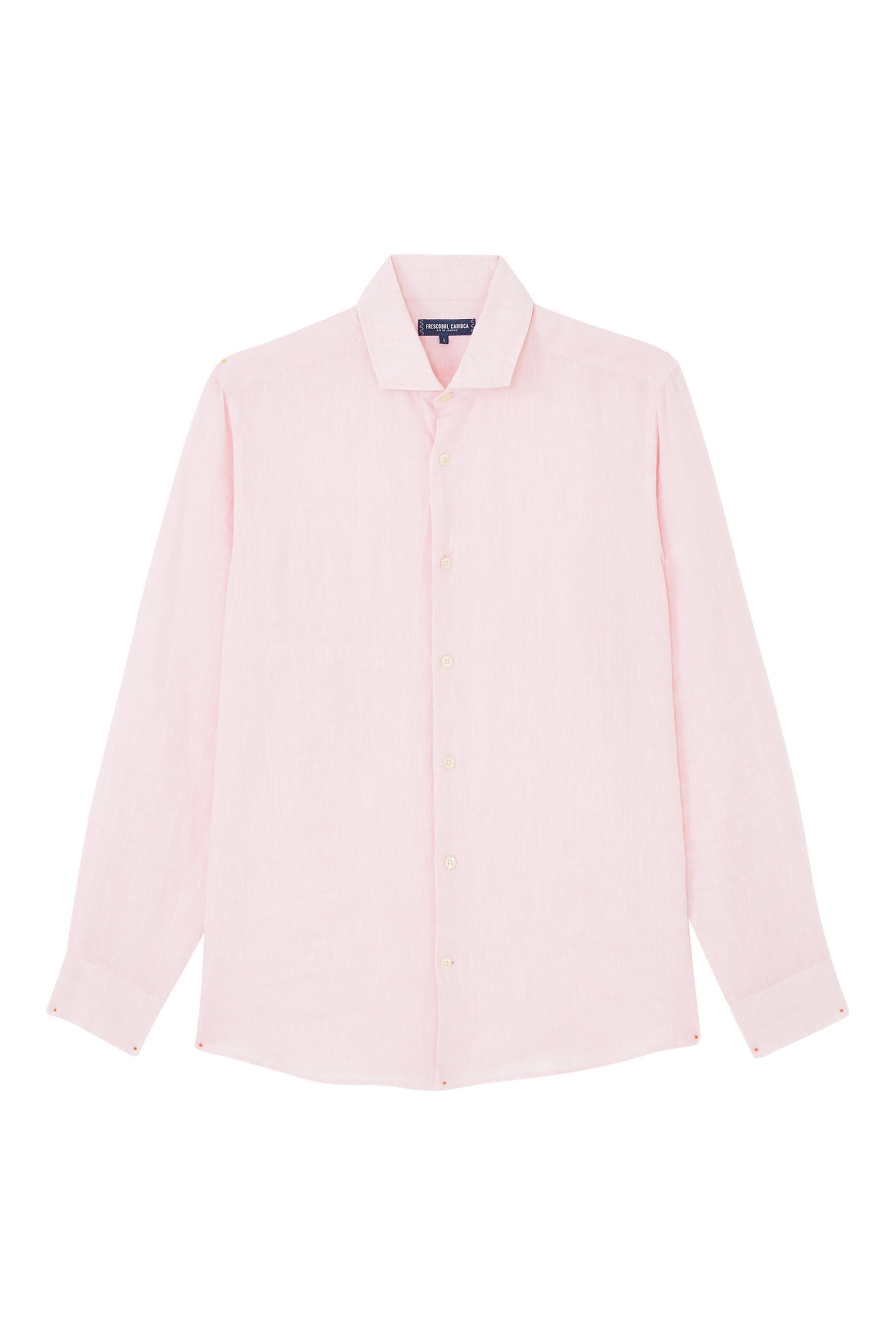 قميص كتان بأكمام طويلة