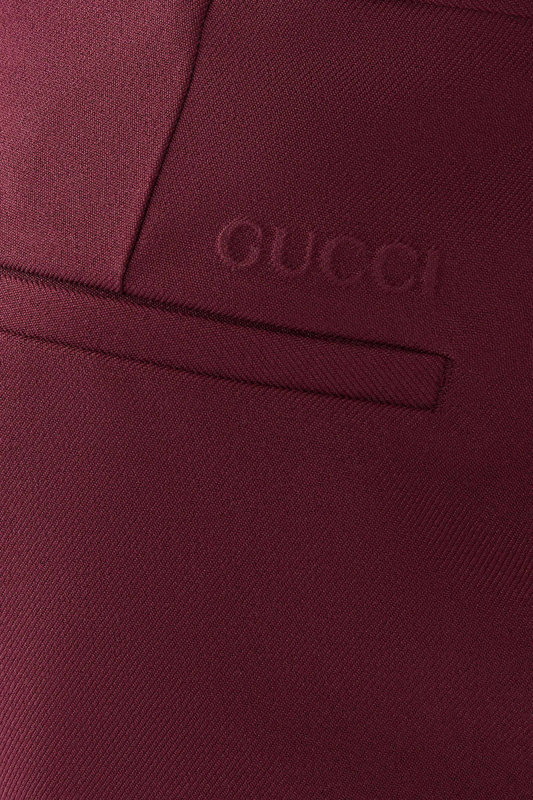 بنطال بنقشة بوليستر دريل