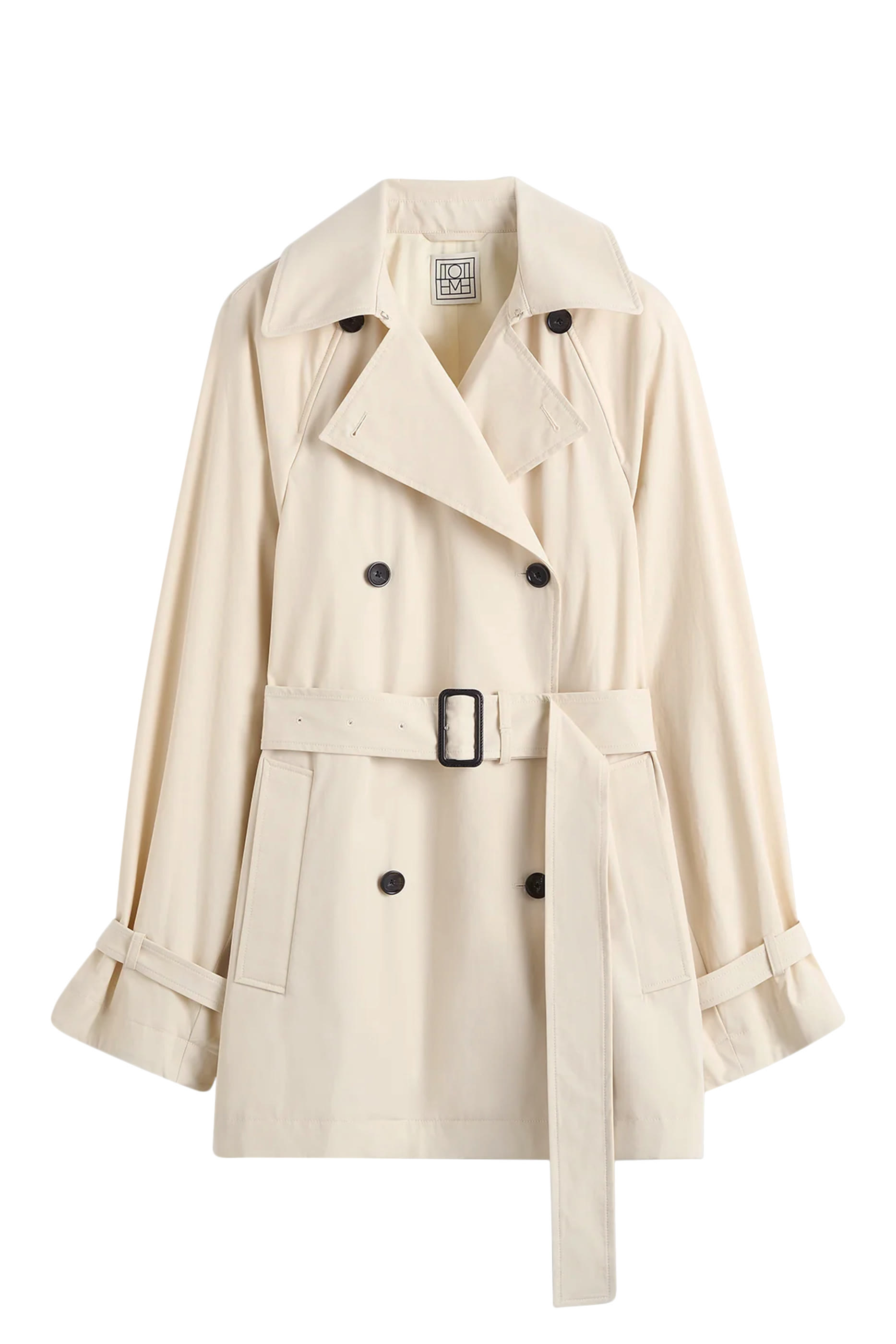 معطف ترنش بصفي أزرار