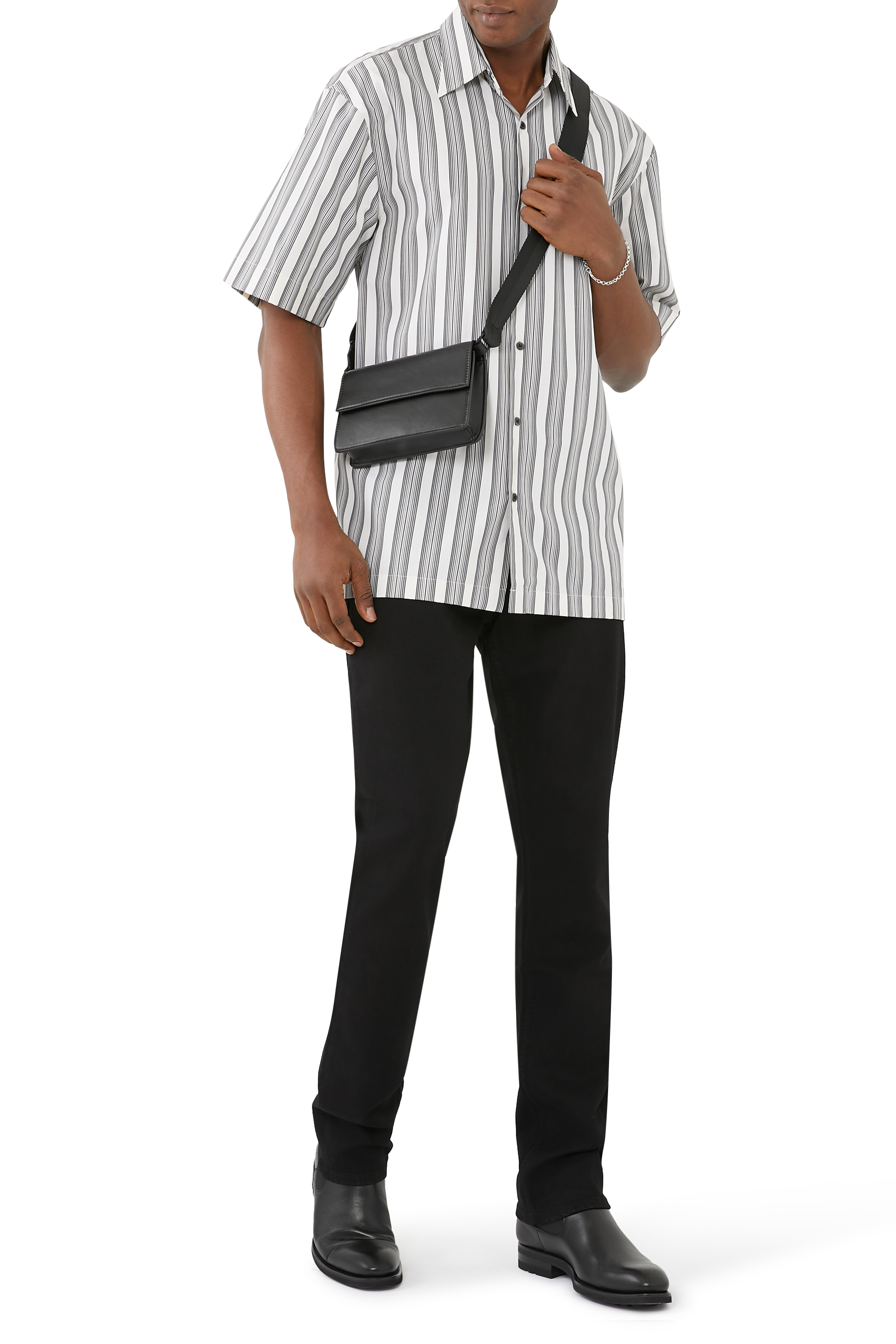 بنطال جينز نورماندي بقصة ساق مستقيمة