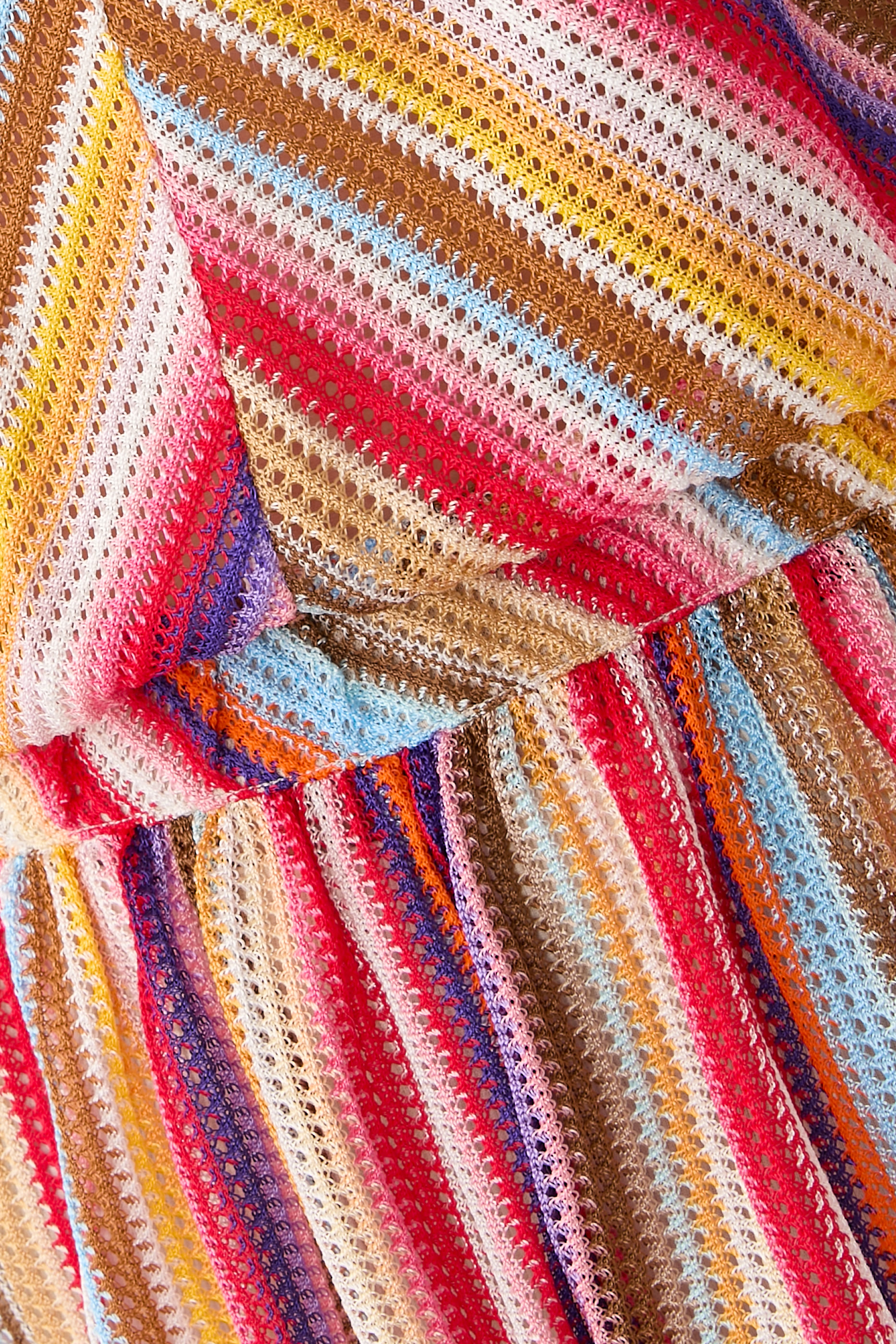 بلاي سوت مخطط نسيج كروشيه