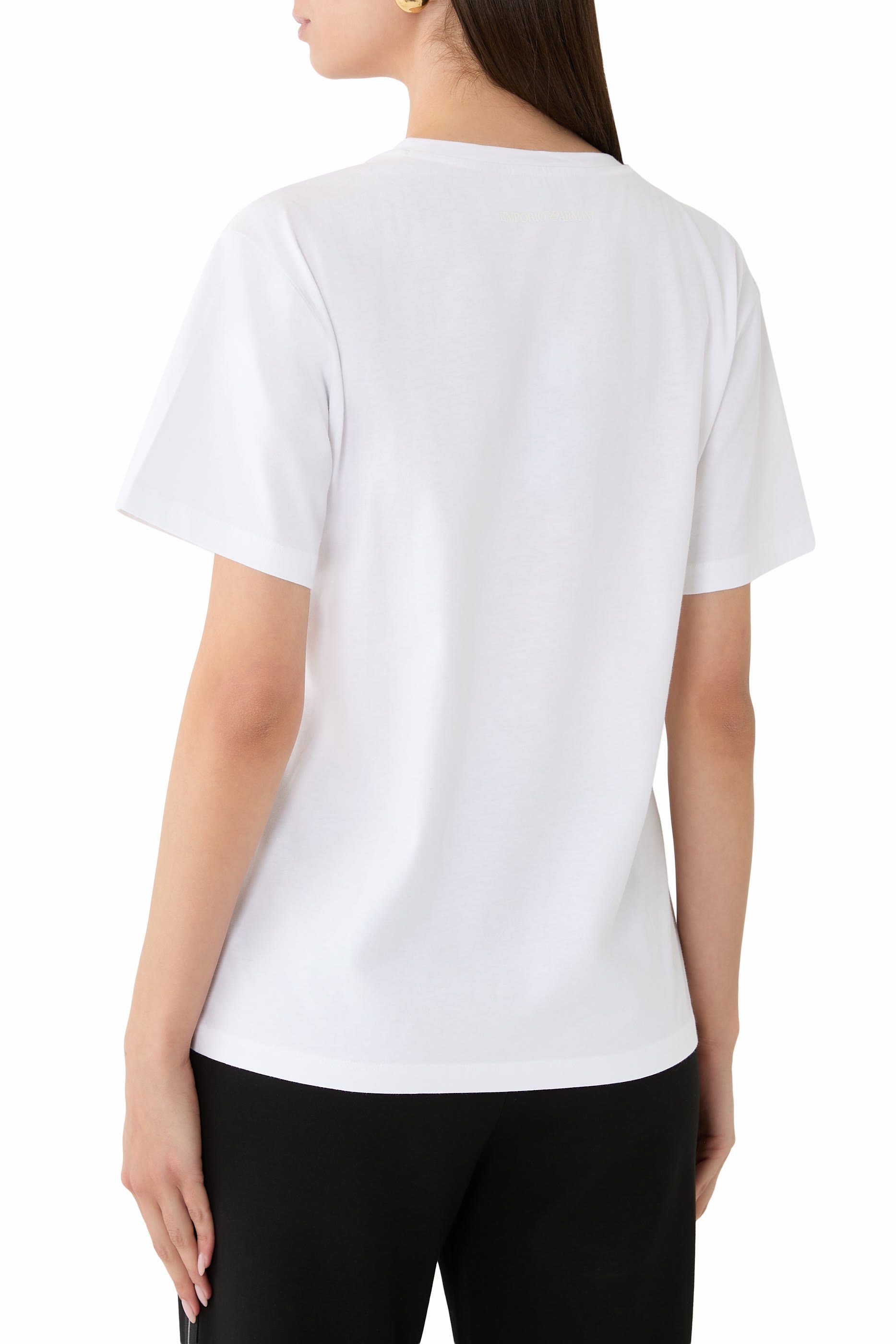 تيشيرت ايه اس في وينتر ايربانيزم مطرز بشعار الماركة