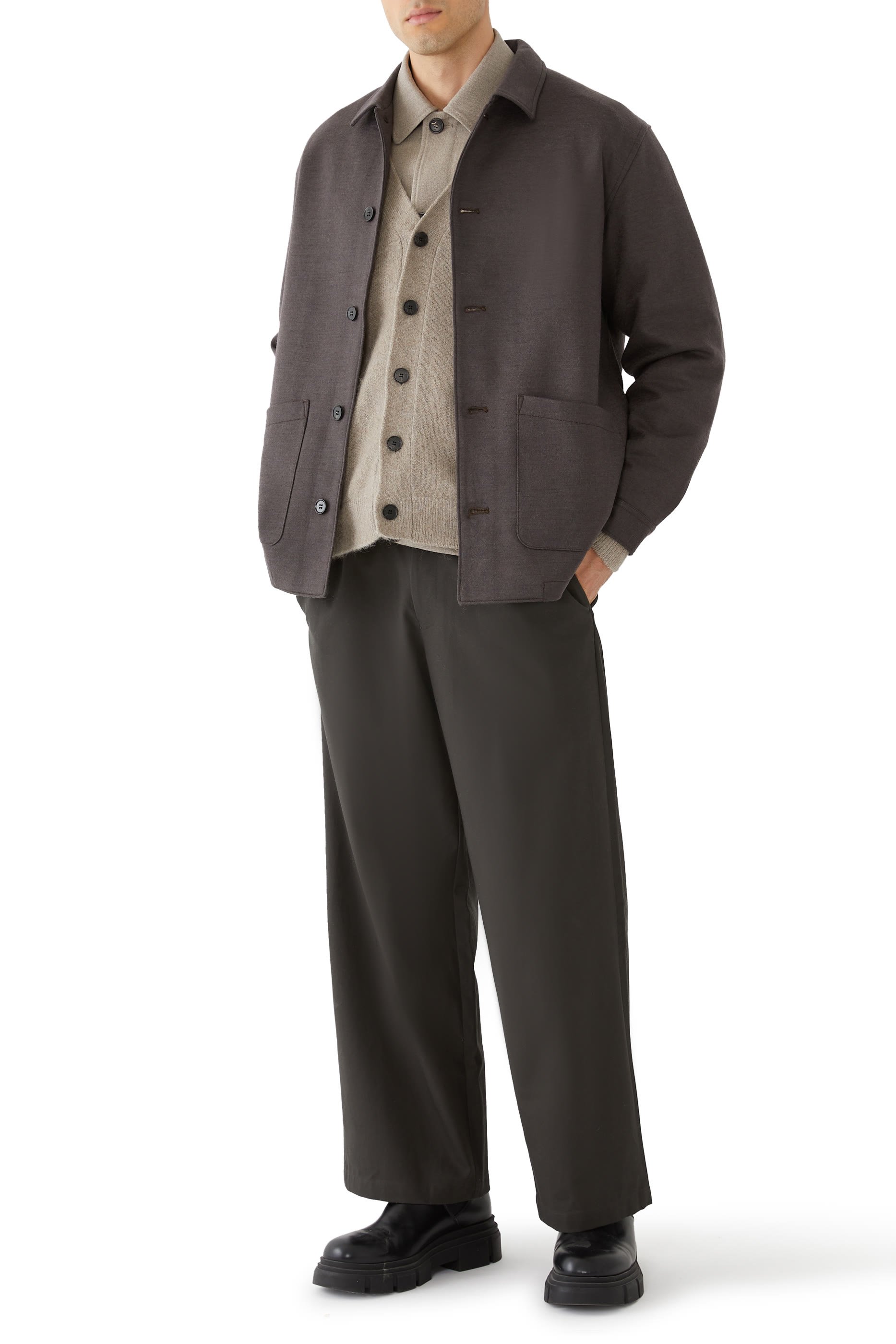 كارديجان نسيج بارز الملمس