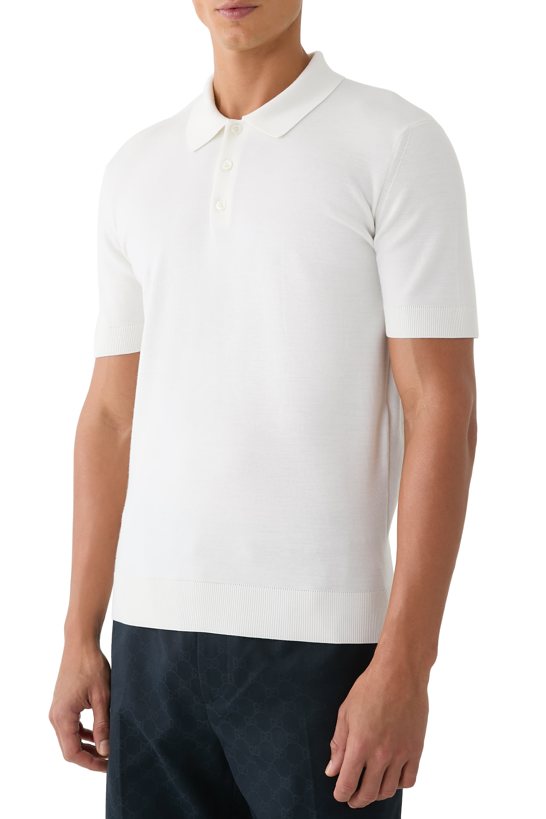 قميص بولو نسيج صوف