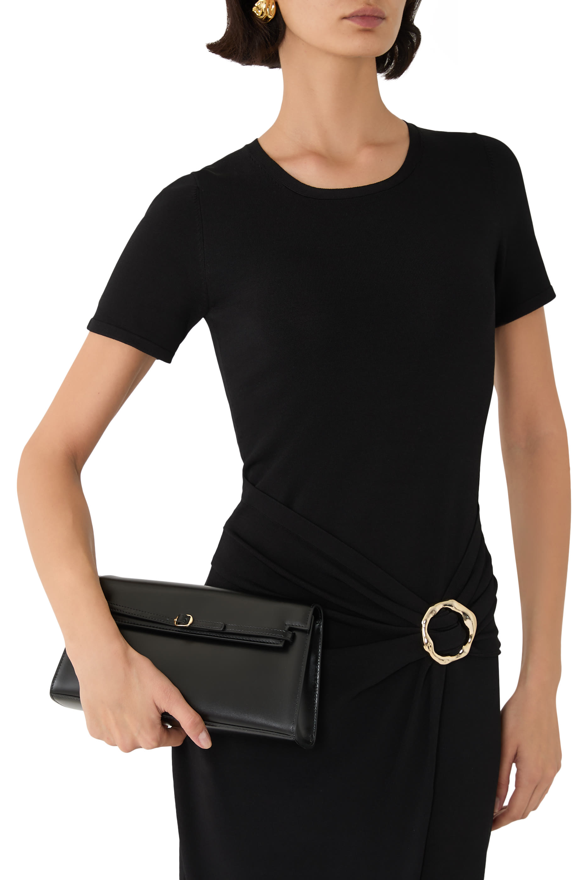 Noir Allure Shoulder Bag