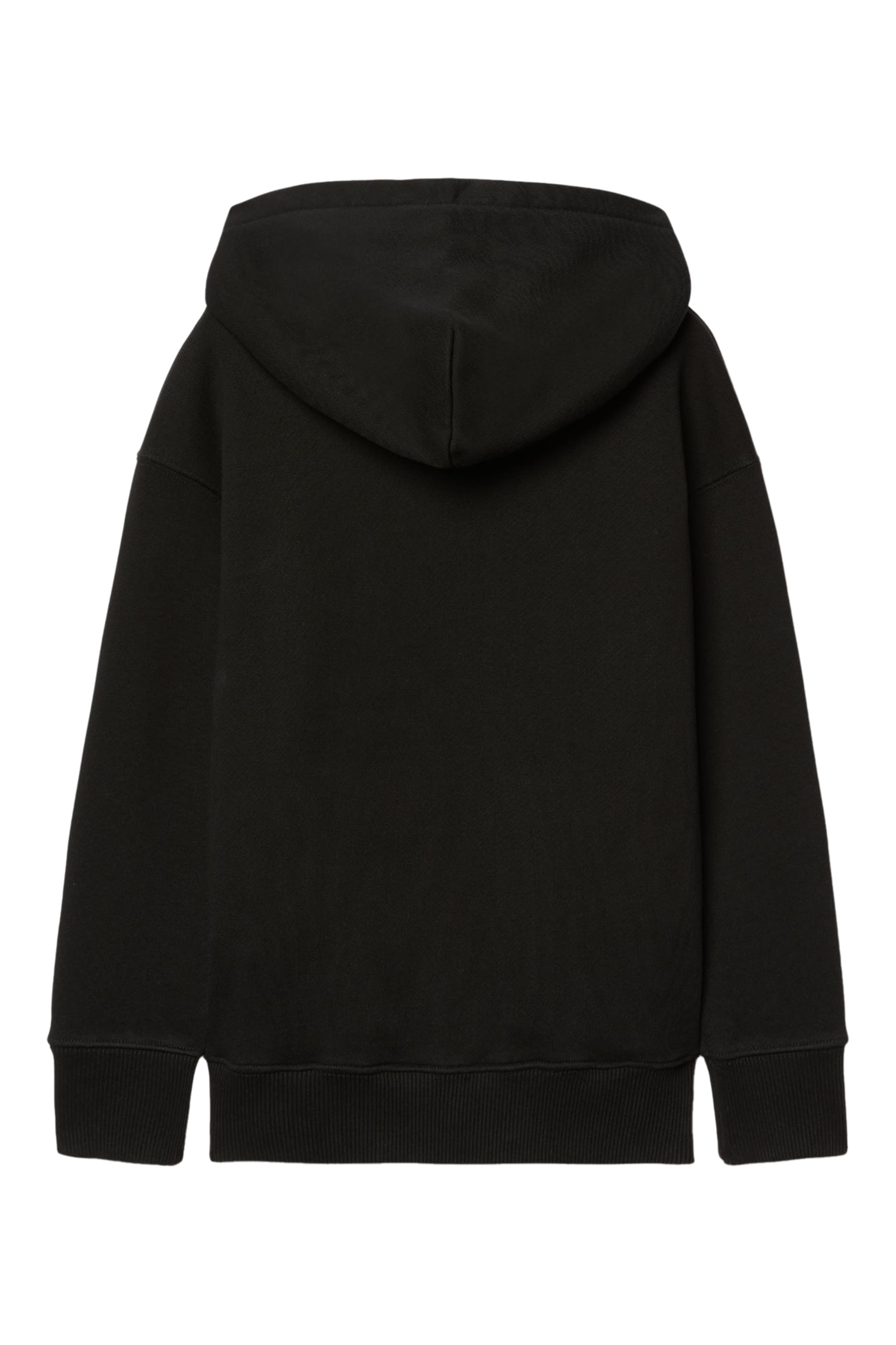 هودي بنقشة شعار الماركة وفراشات للأطفال