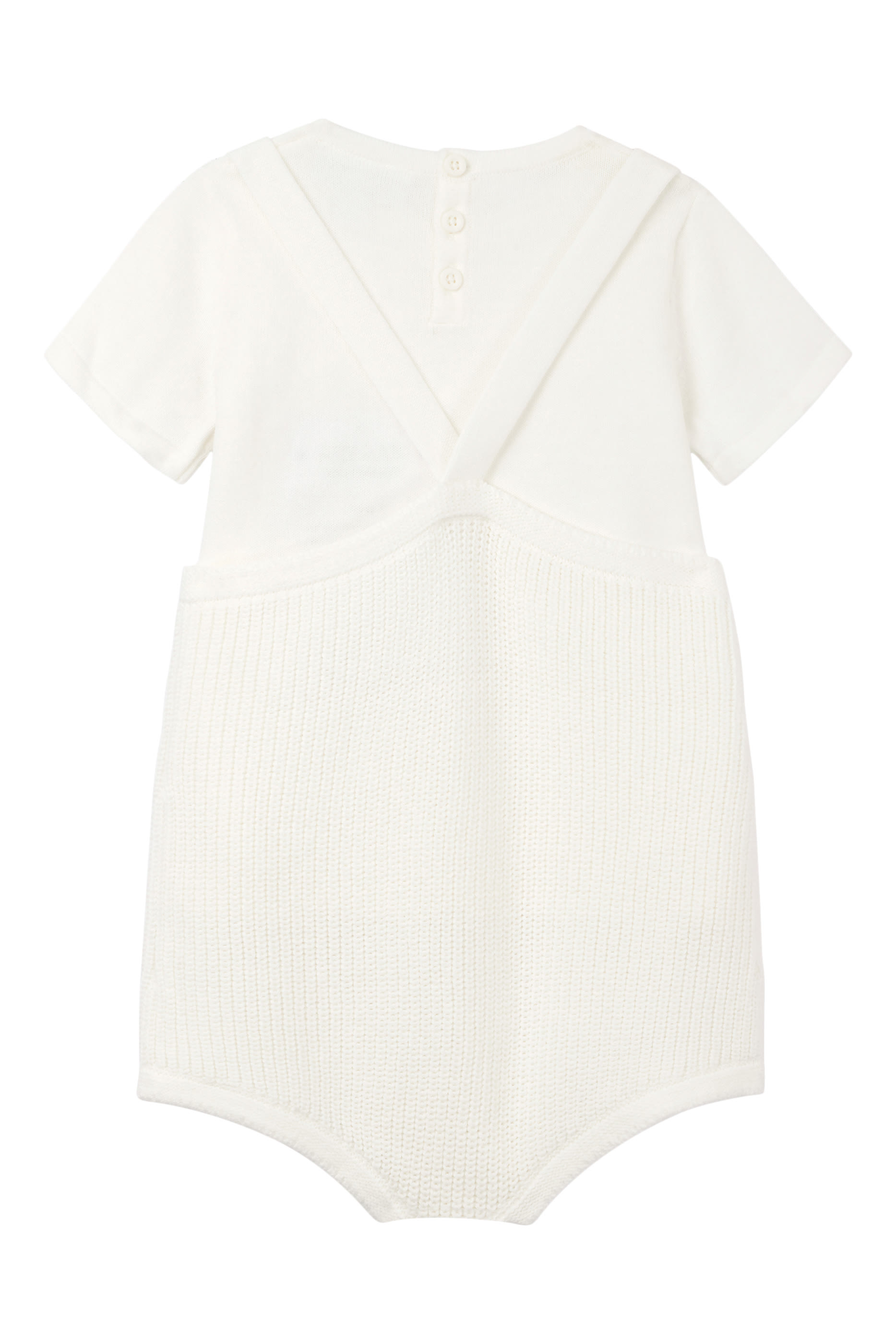 طقم تيشيرت وأفرول منسوج للأطفال