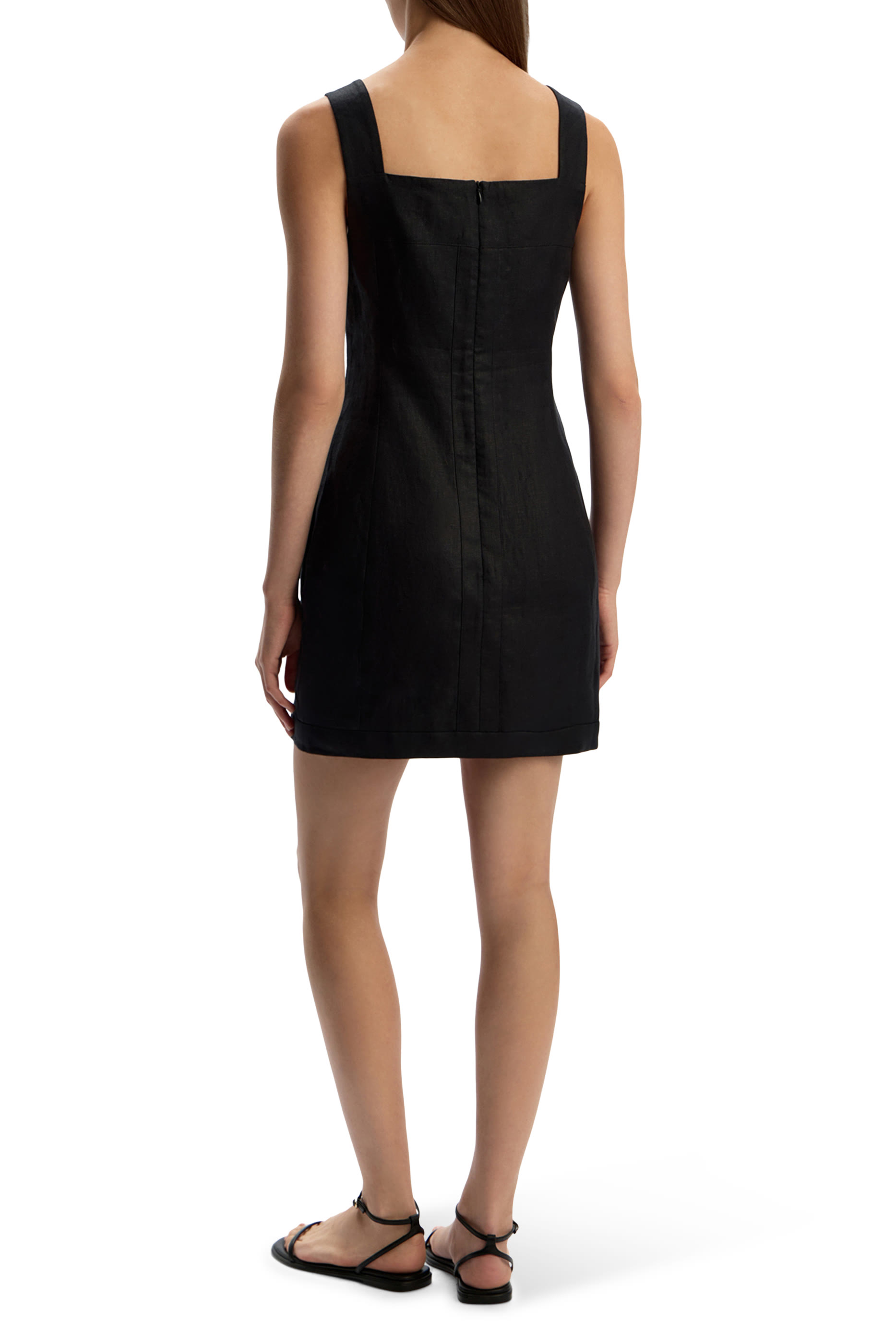 فستان ديلافي كتان