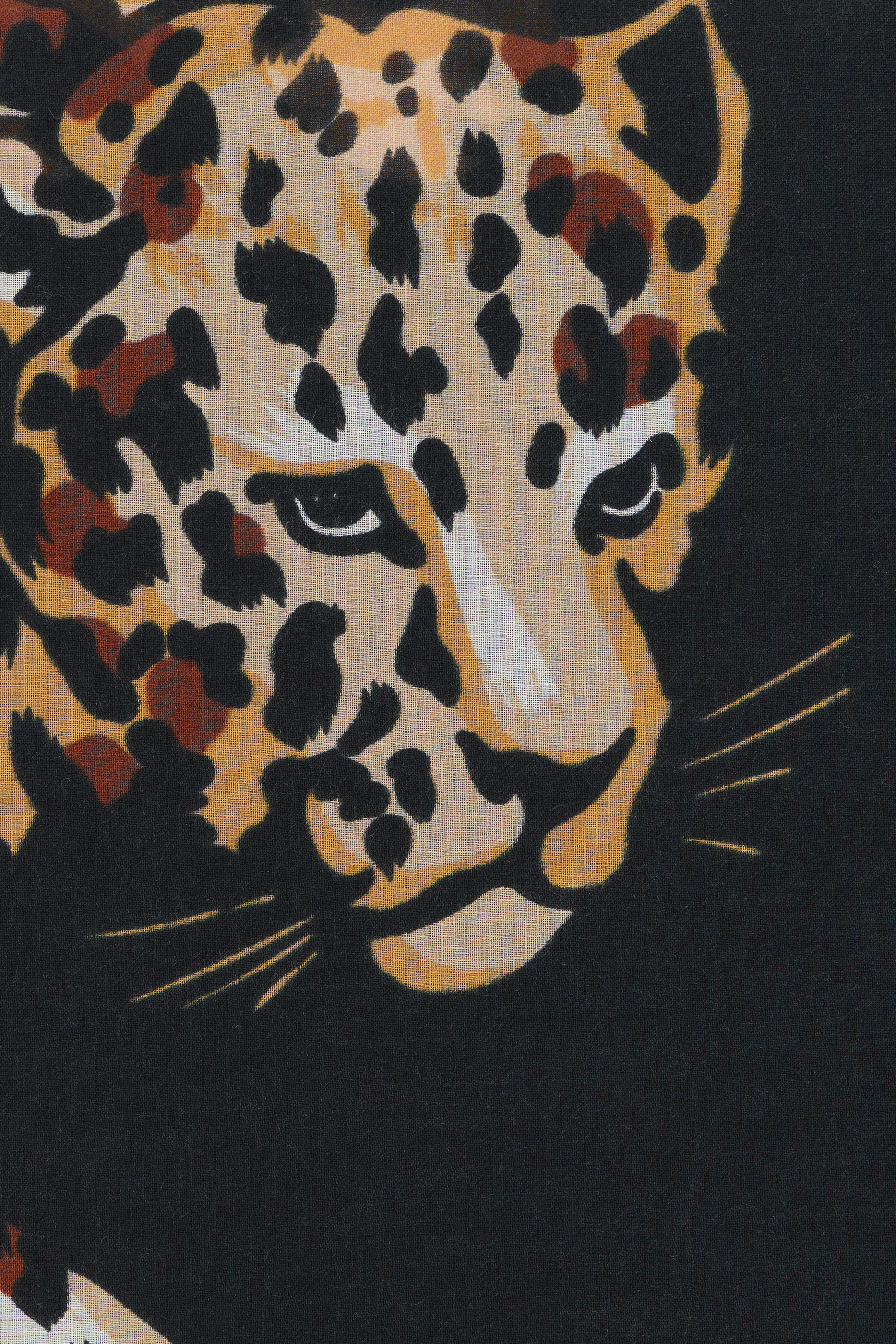 وشاح كبير مربع بنقشة جلد نمر