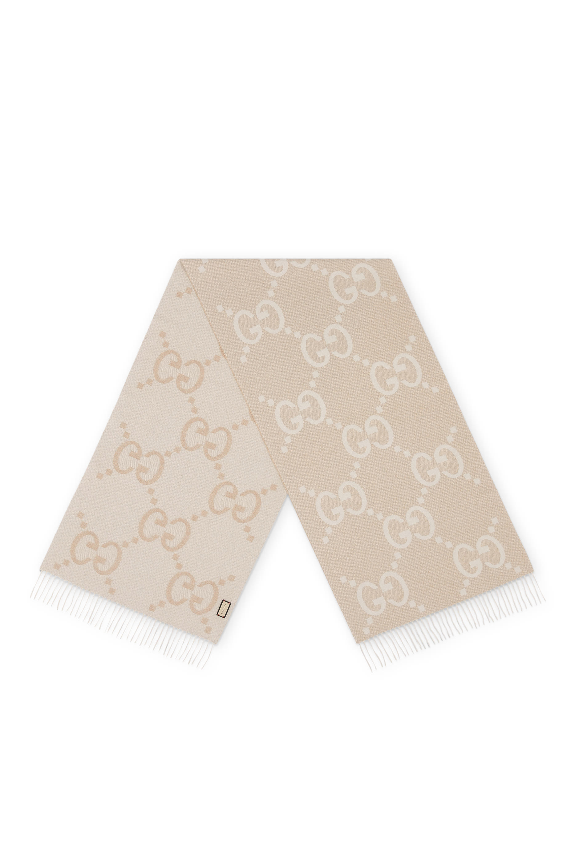 وشاح كاشمير لاميه جاكار بشعار حرفي الماركة