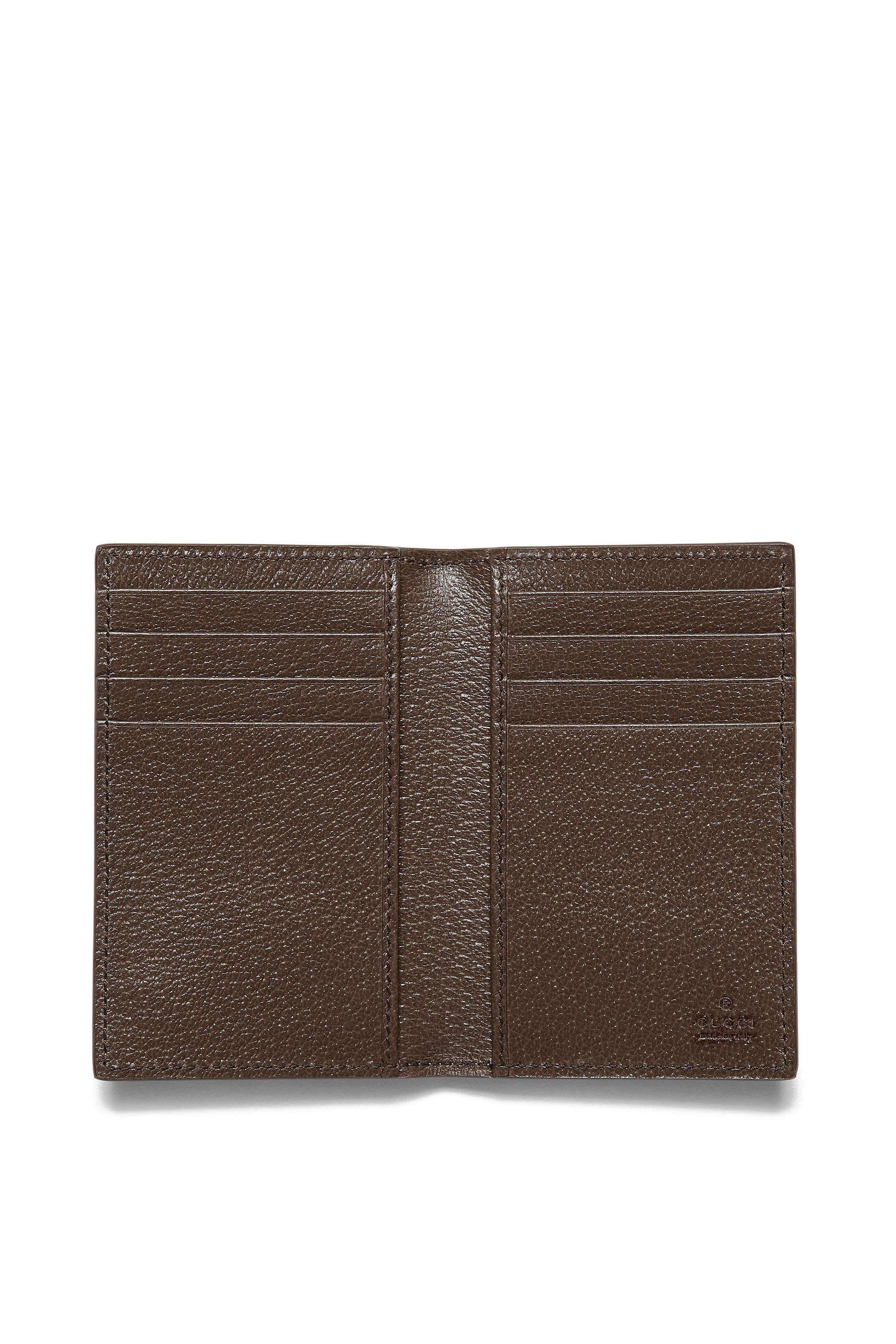 حافظة بطاقات بتصميم مستطيل بحرفي شعار الماركة