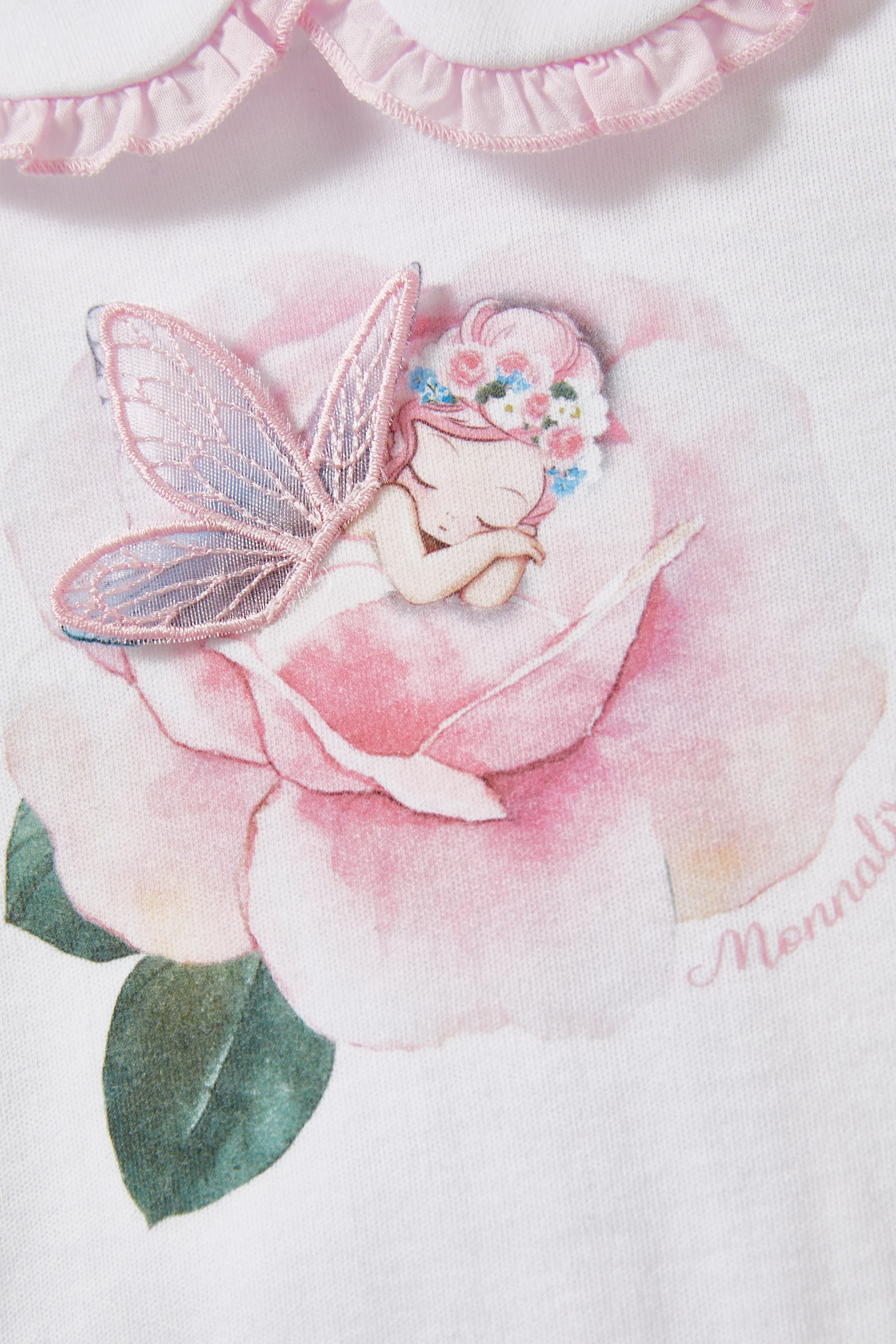 جمبسوت بنقشة زهور للأطفال