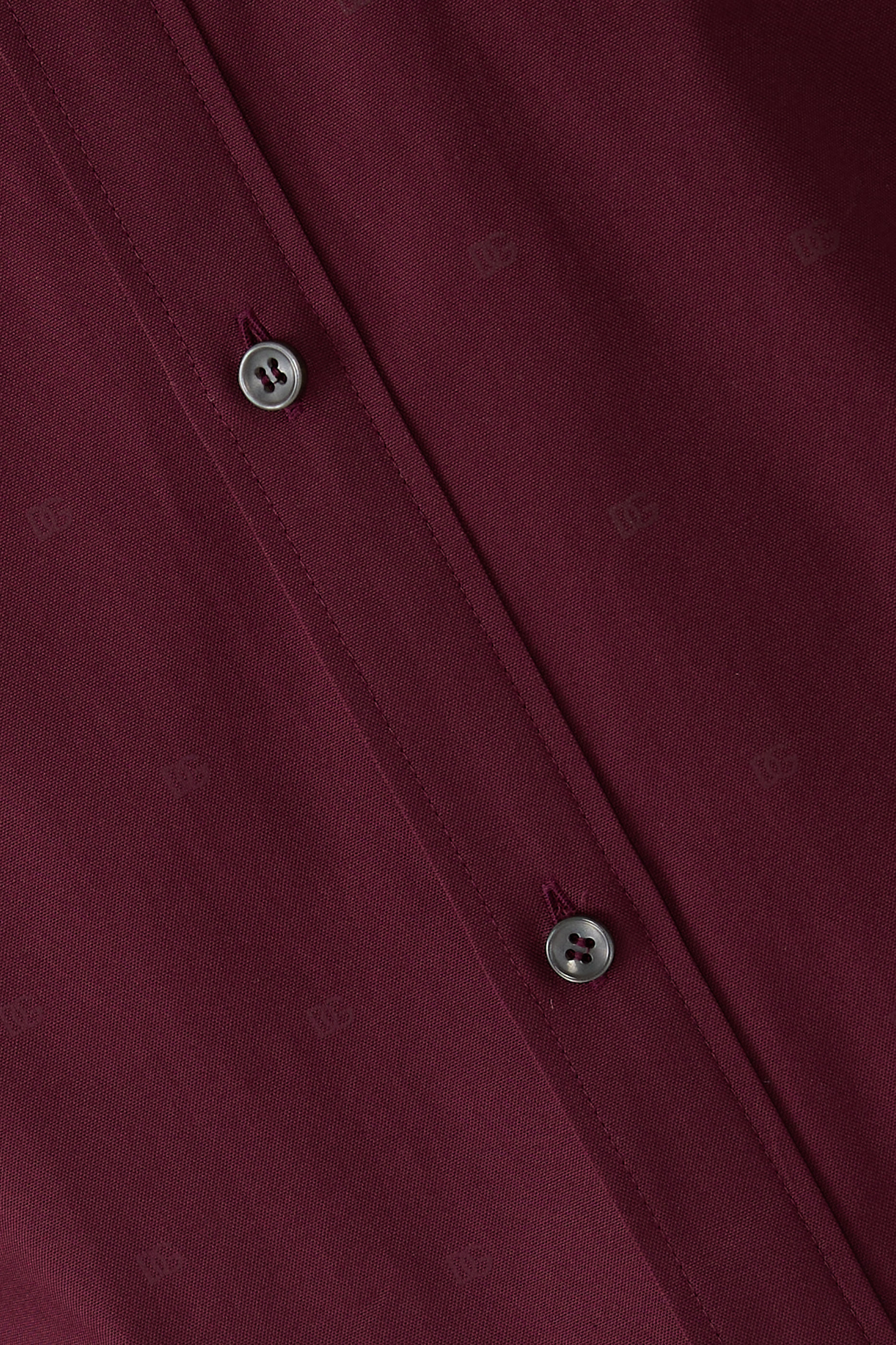 قميص بقصة عادية ونقشة شعار الماركة بوبلين