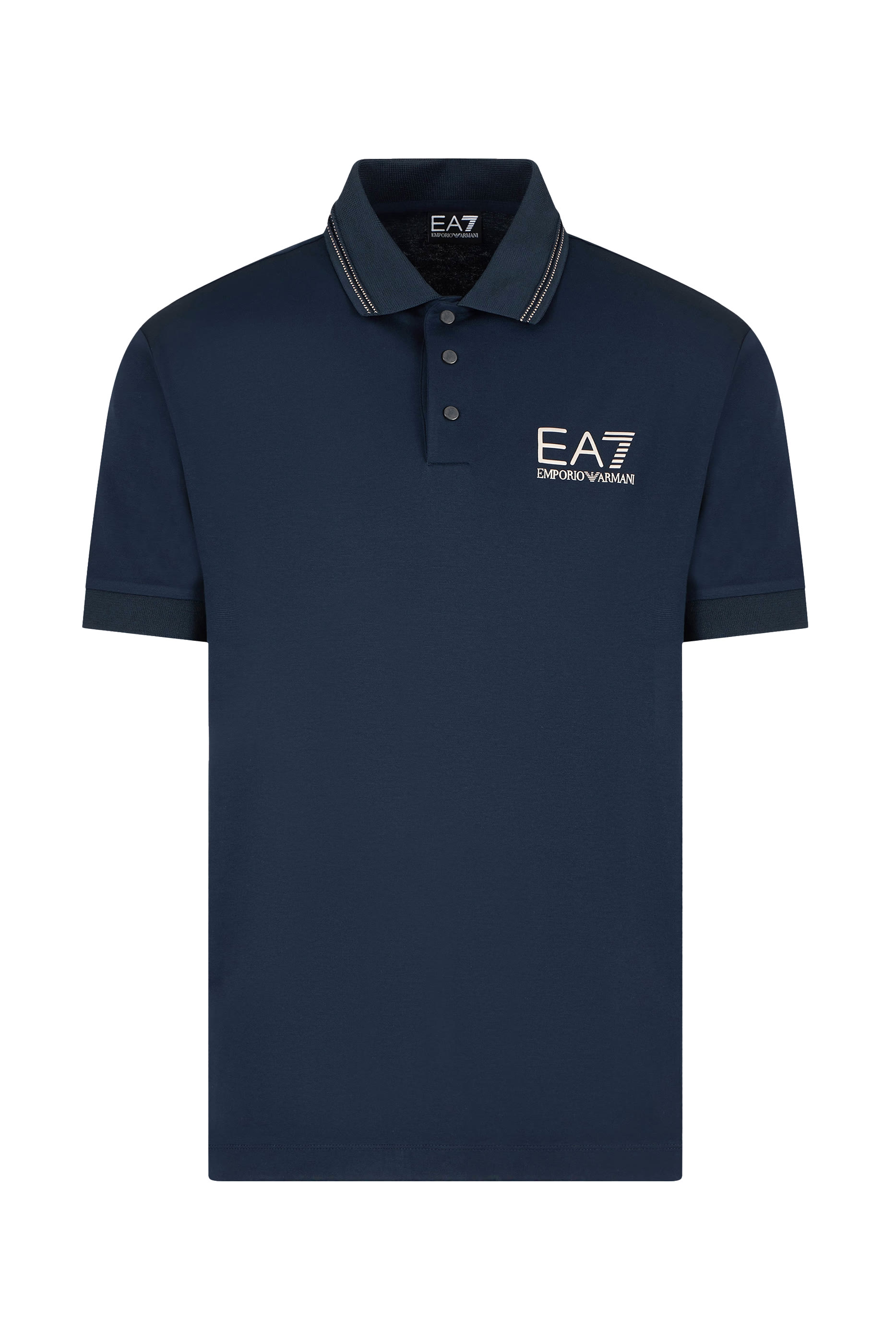 قميص بولو بأكمام قصيرة ورقعة بشعار الماركة