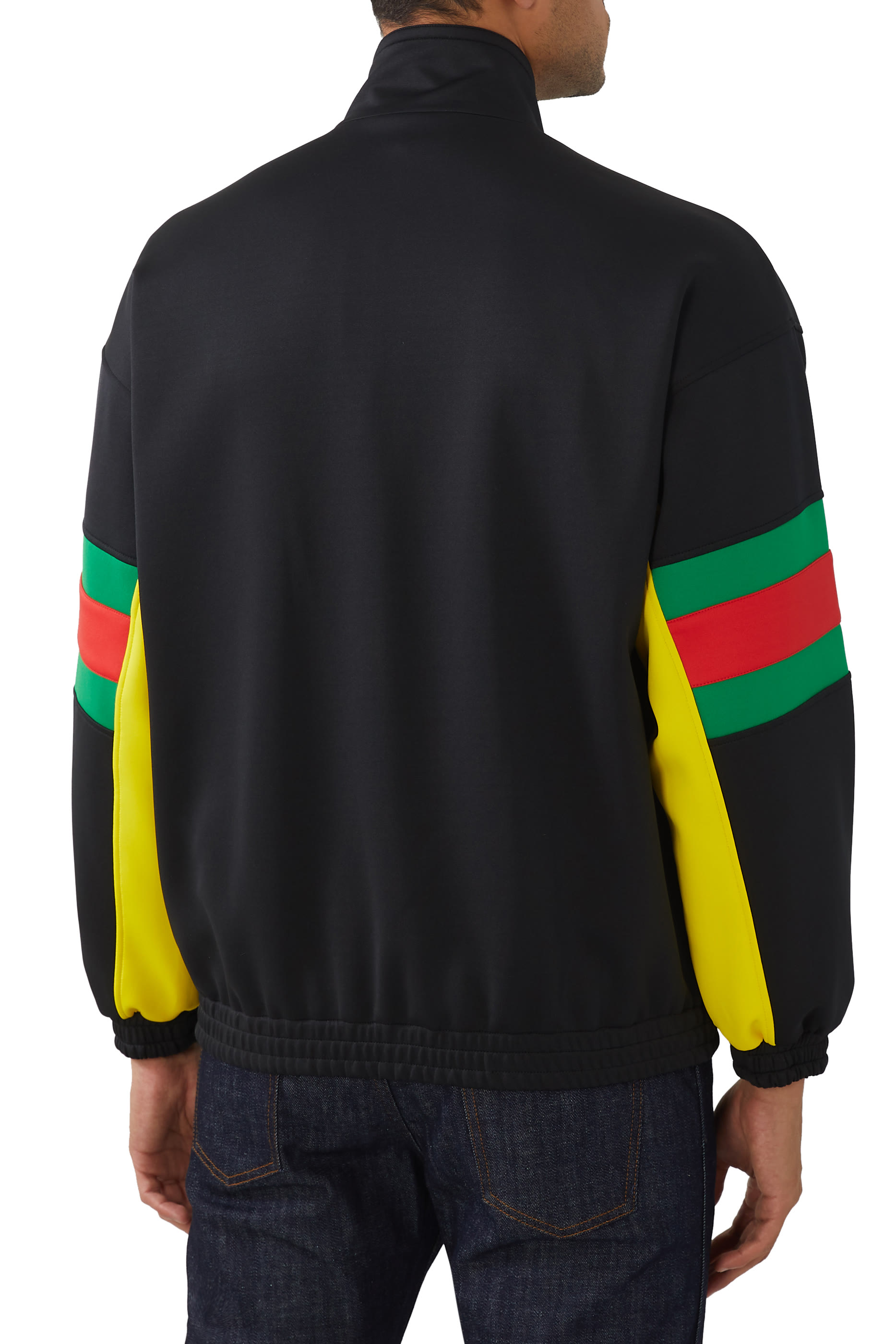 جاكيت نيوبرين خفيف بشريط ويب