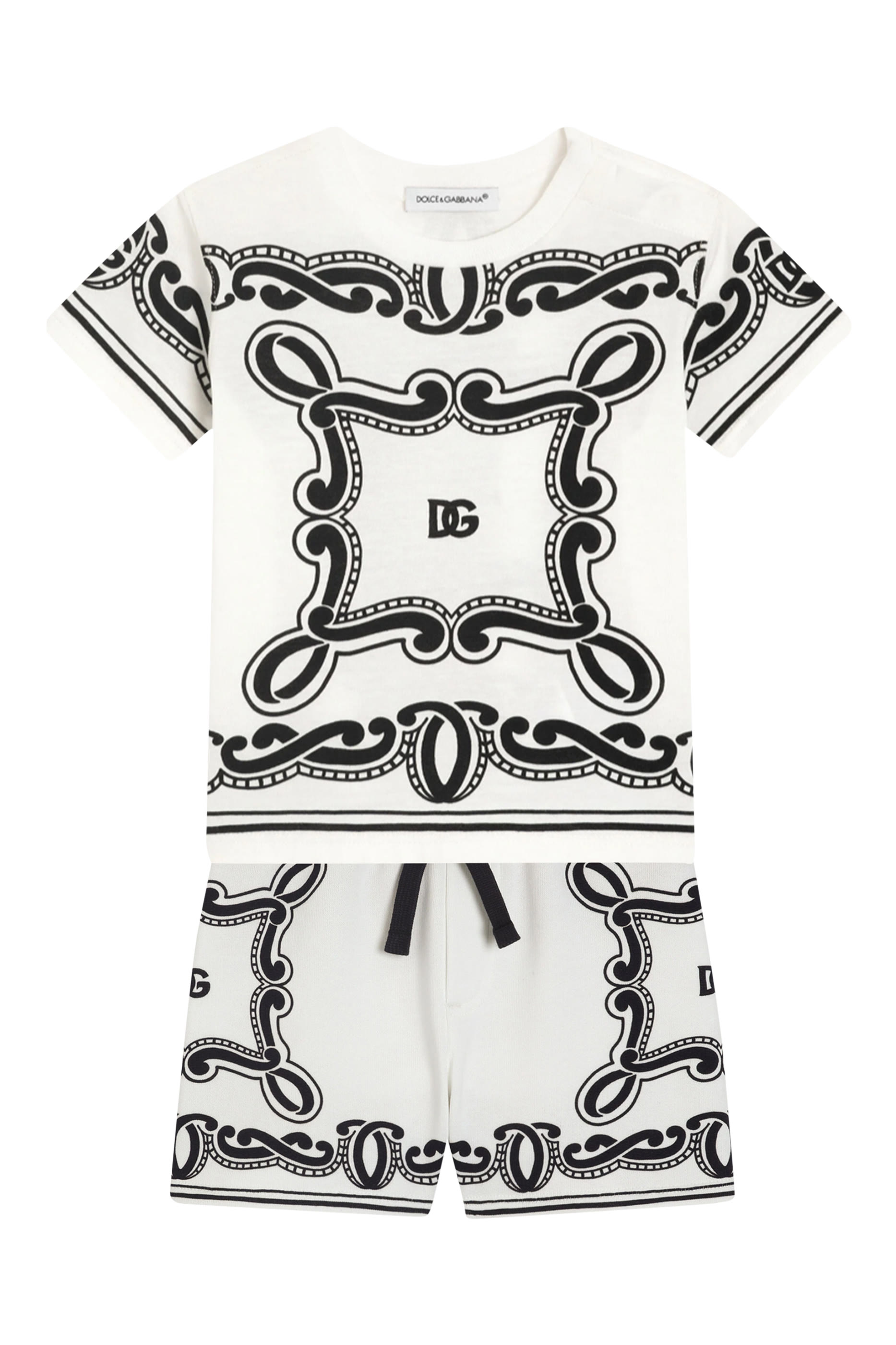 تيشيرت بنقشة باندانا جيرسيه للأطفال