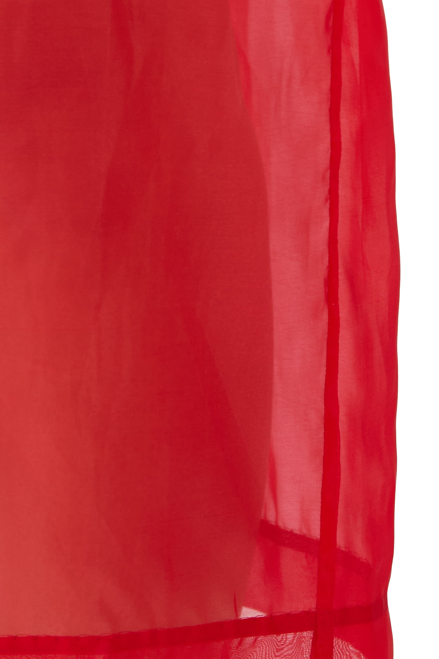 تنورة بيري شفافة متوسطة الطول