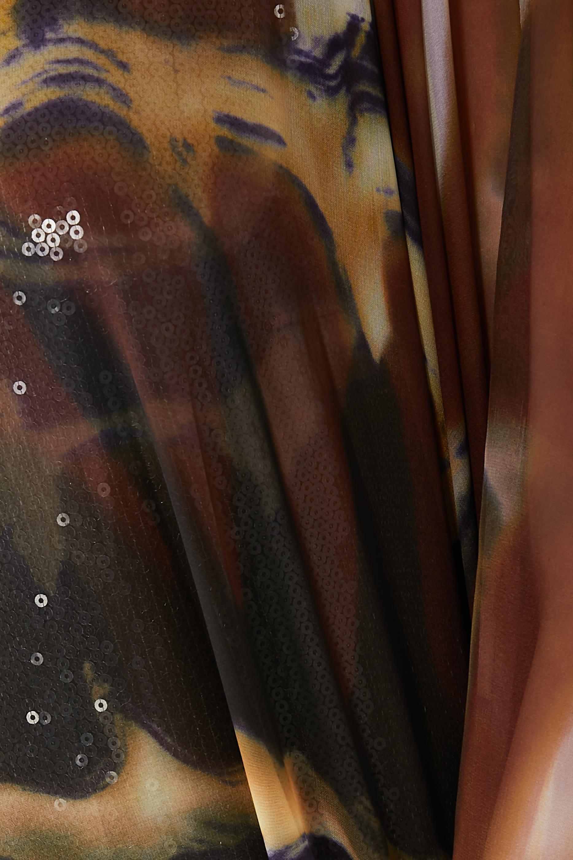 فستان سهرة أوشي ترتر وشيفون