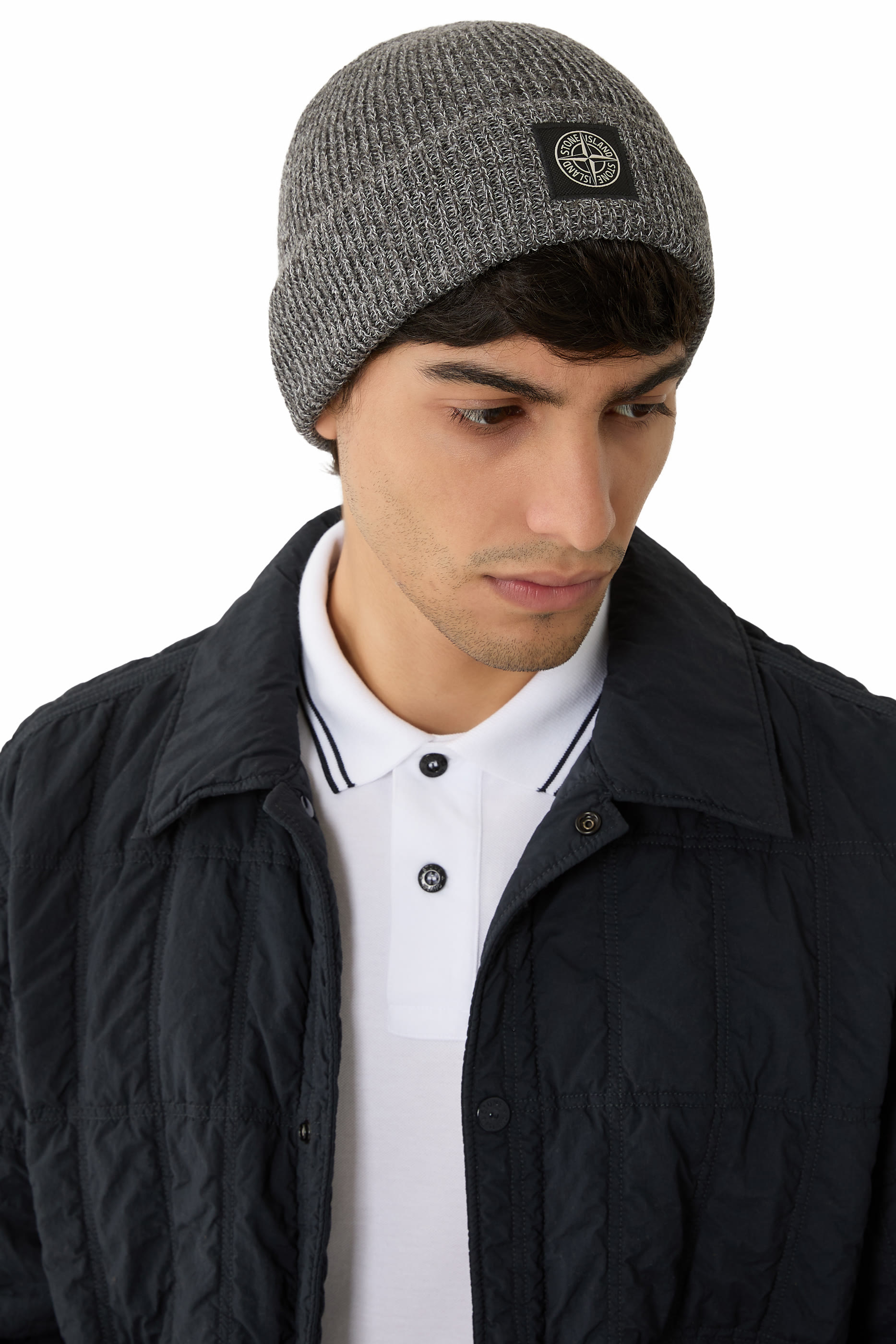 قبعة بيني منسوجة خامة لامعة