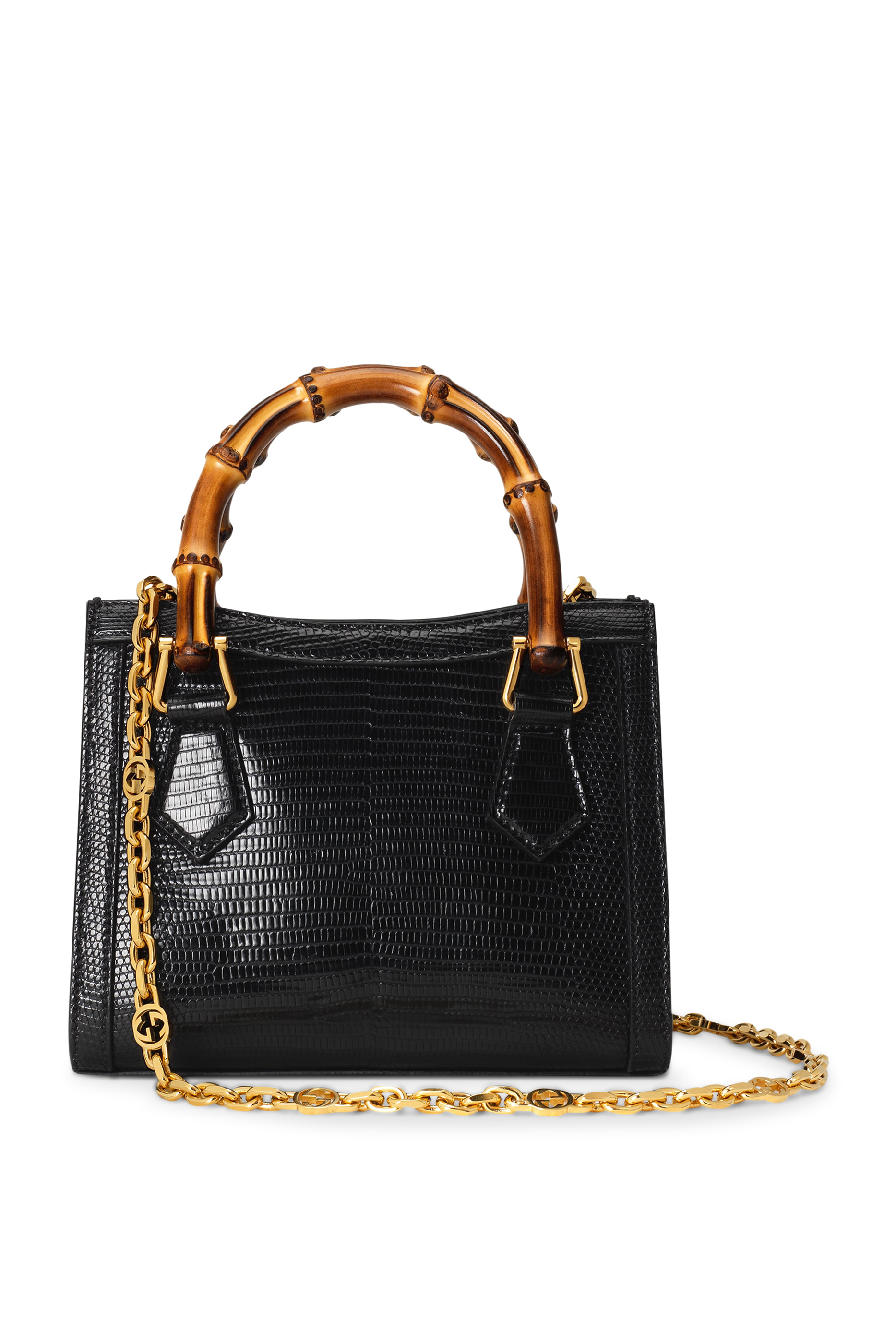 حقيبة يد ديانا صغيرة جلد سحلية