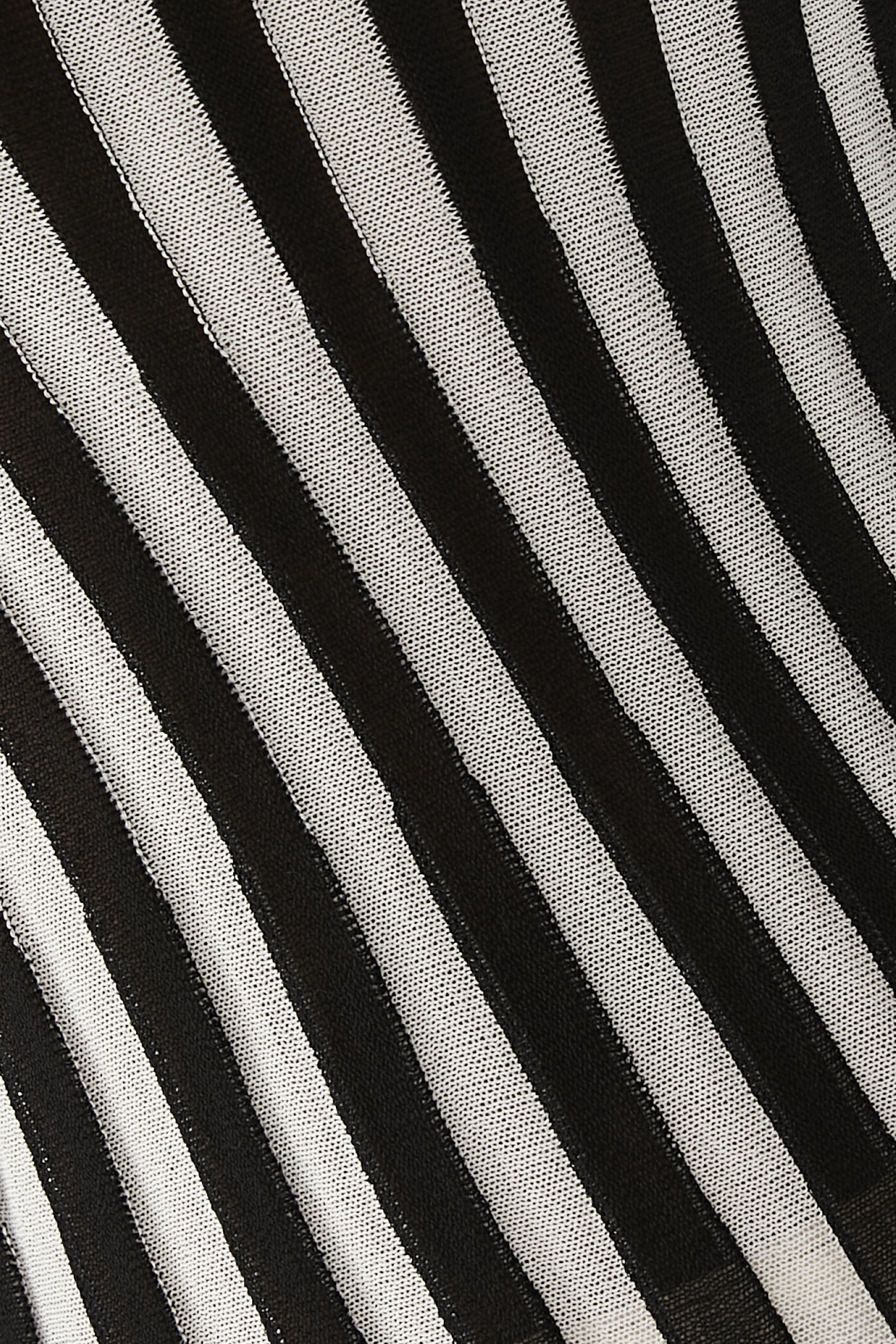 فستان كايلي مخطط متوسط ​​الطول