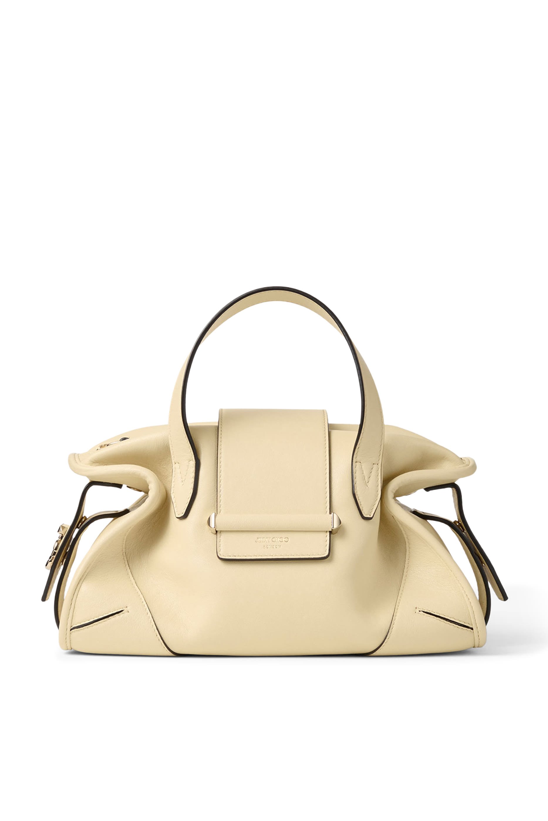 حقيبة فيلو صغيرة بيد علوية وحلية بتصميم قضيب