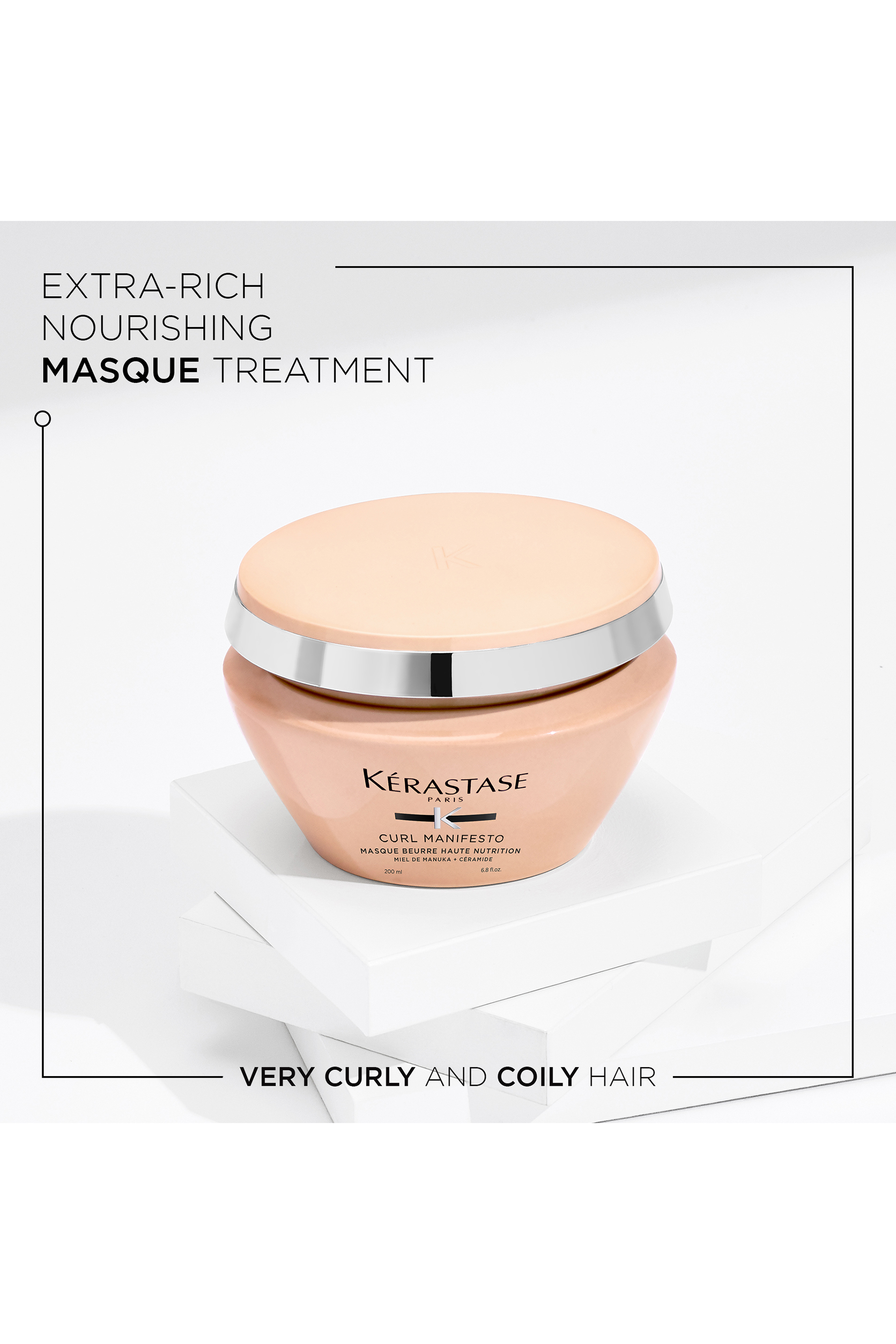 قناع كيرل مانيفستو لمعالجة الشعر