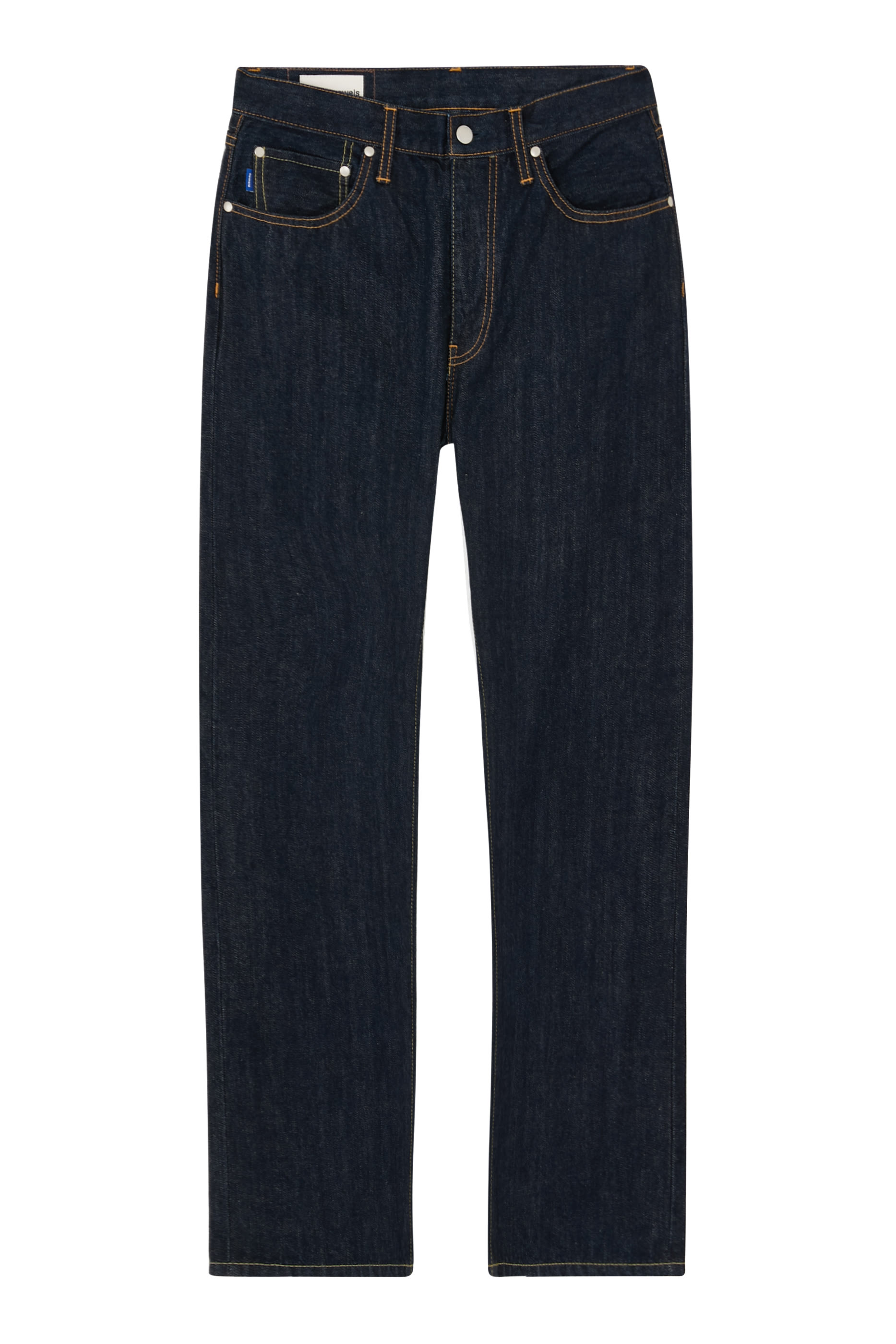 بنطال دنيم بشعار الماركة