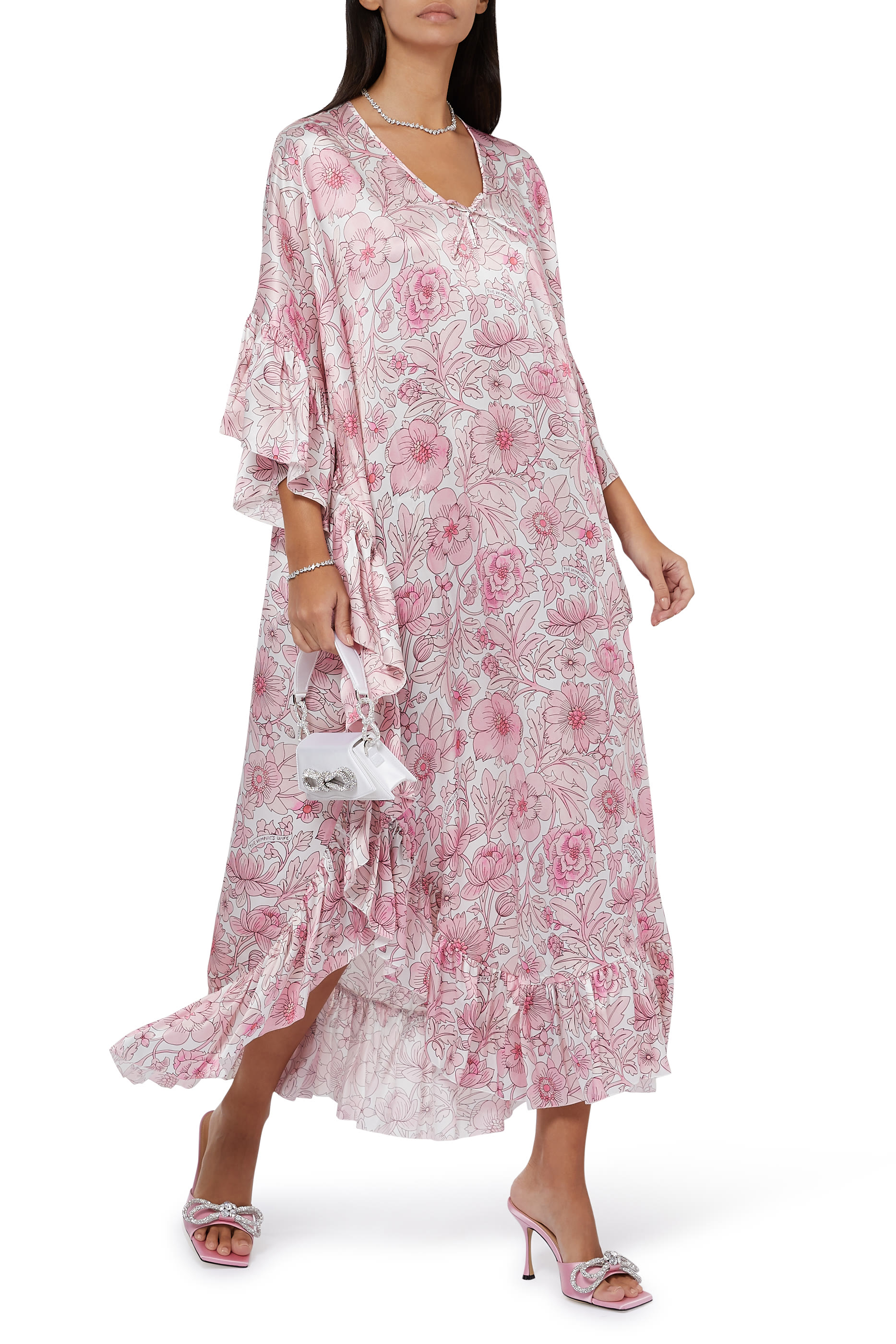 حقيبة سامانثا ساتان بيد علوية