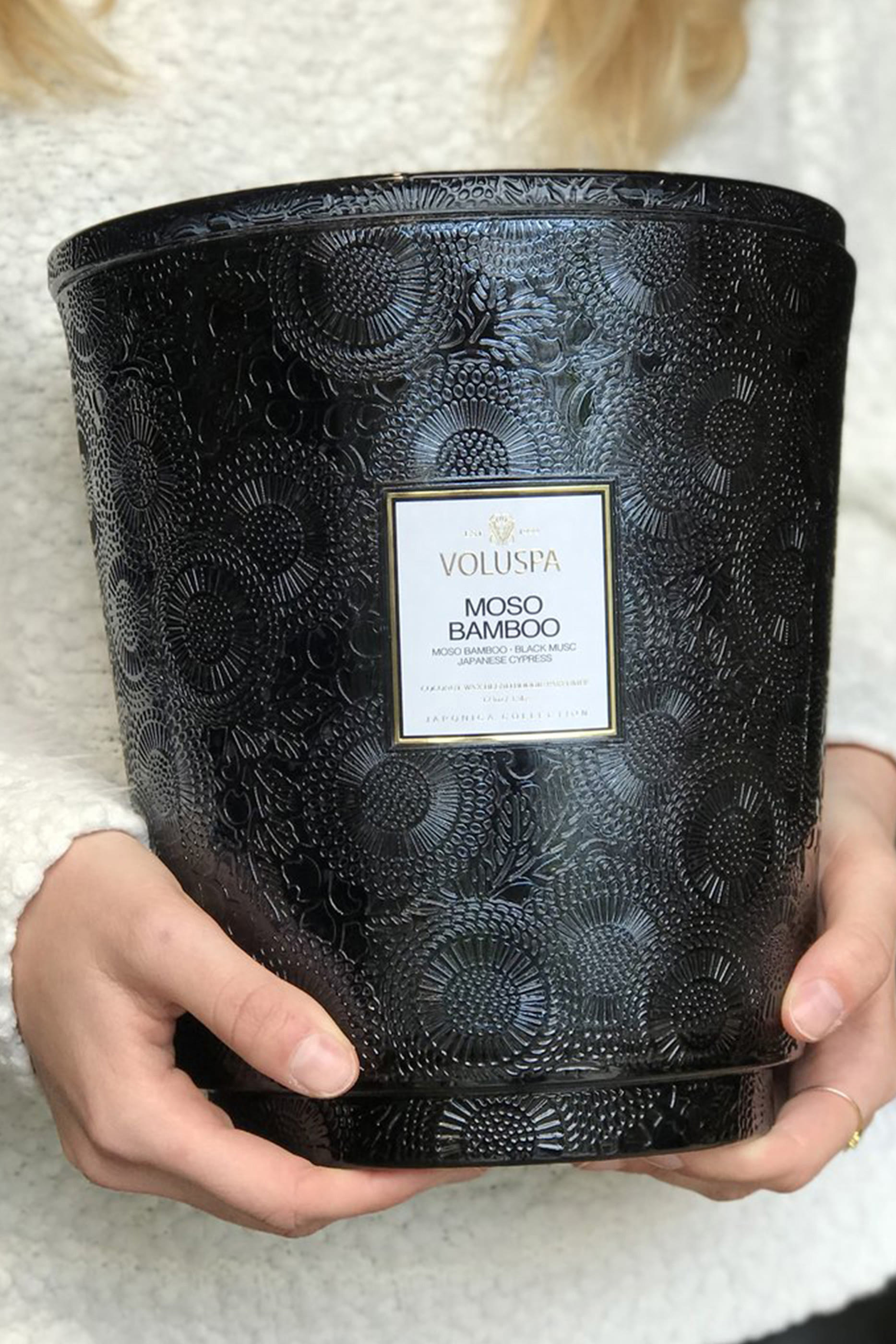 شمعة موسو بامبو كبيرة بخمسة فتائل