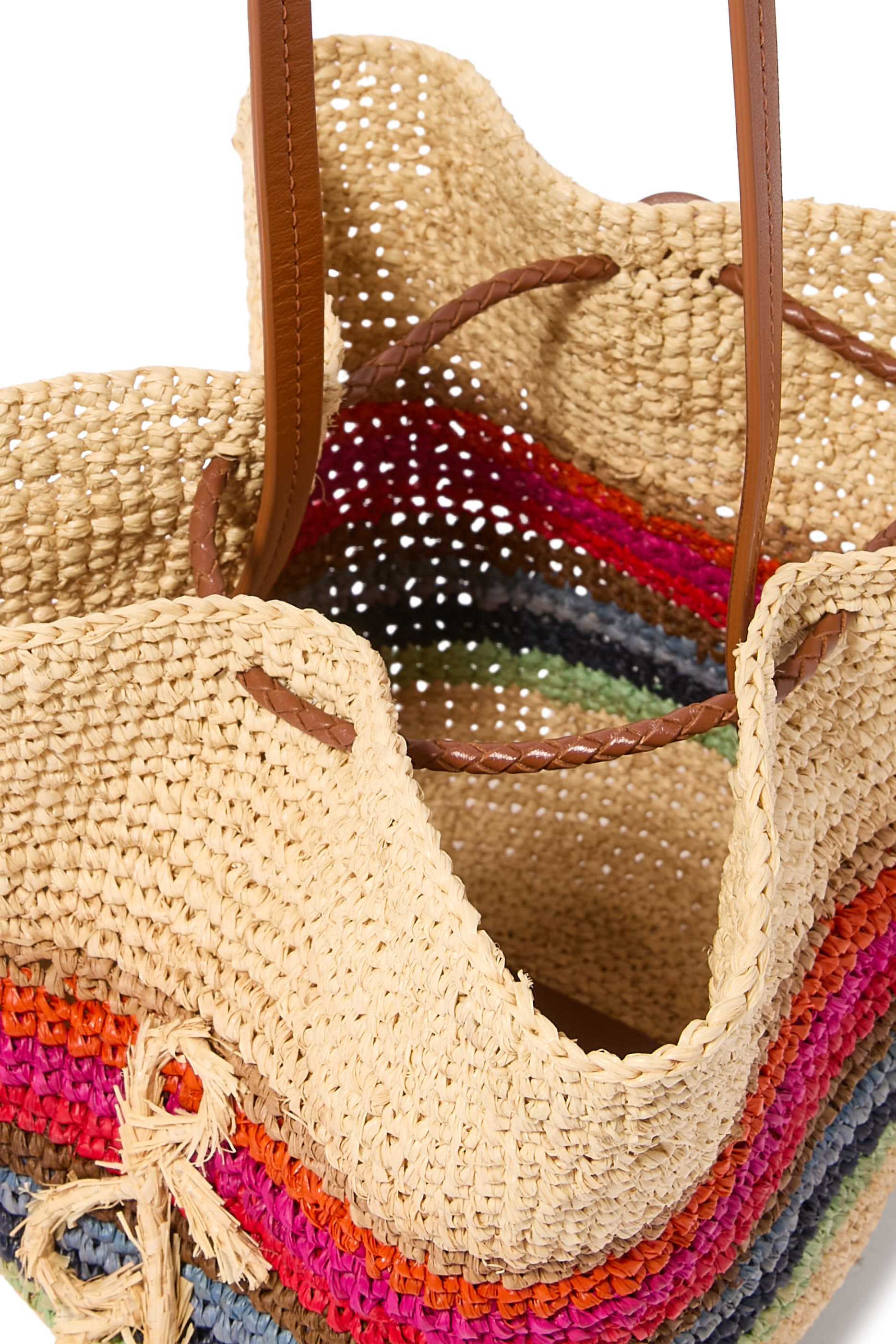 حقيبة صغيرة بنقشة خطوط