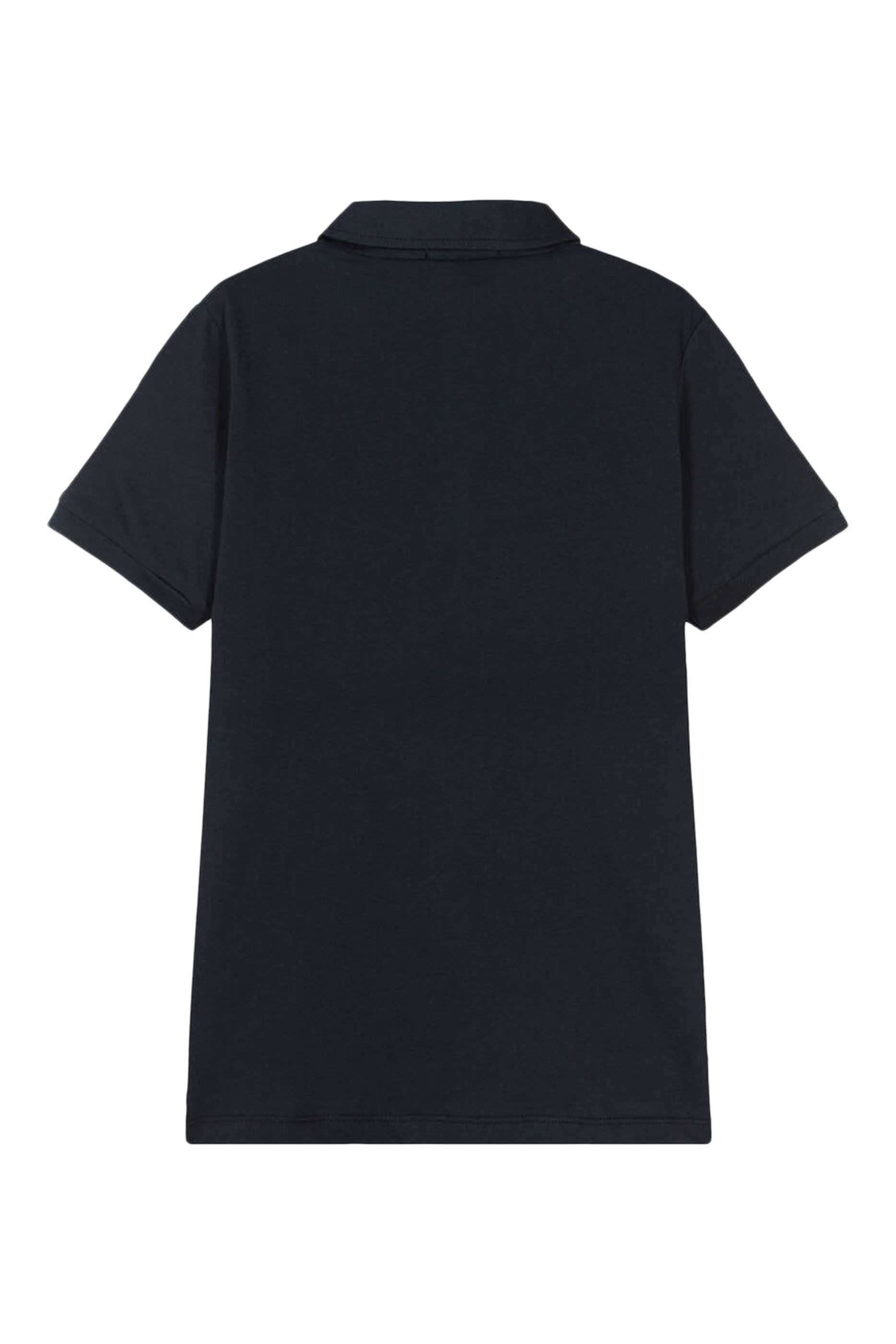 قميص بولو قطن بطبعات شعار الماركة للأطفال