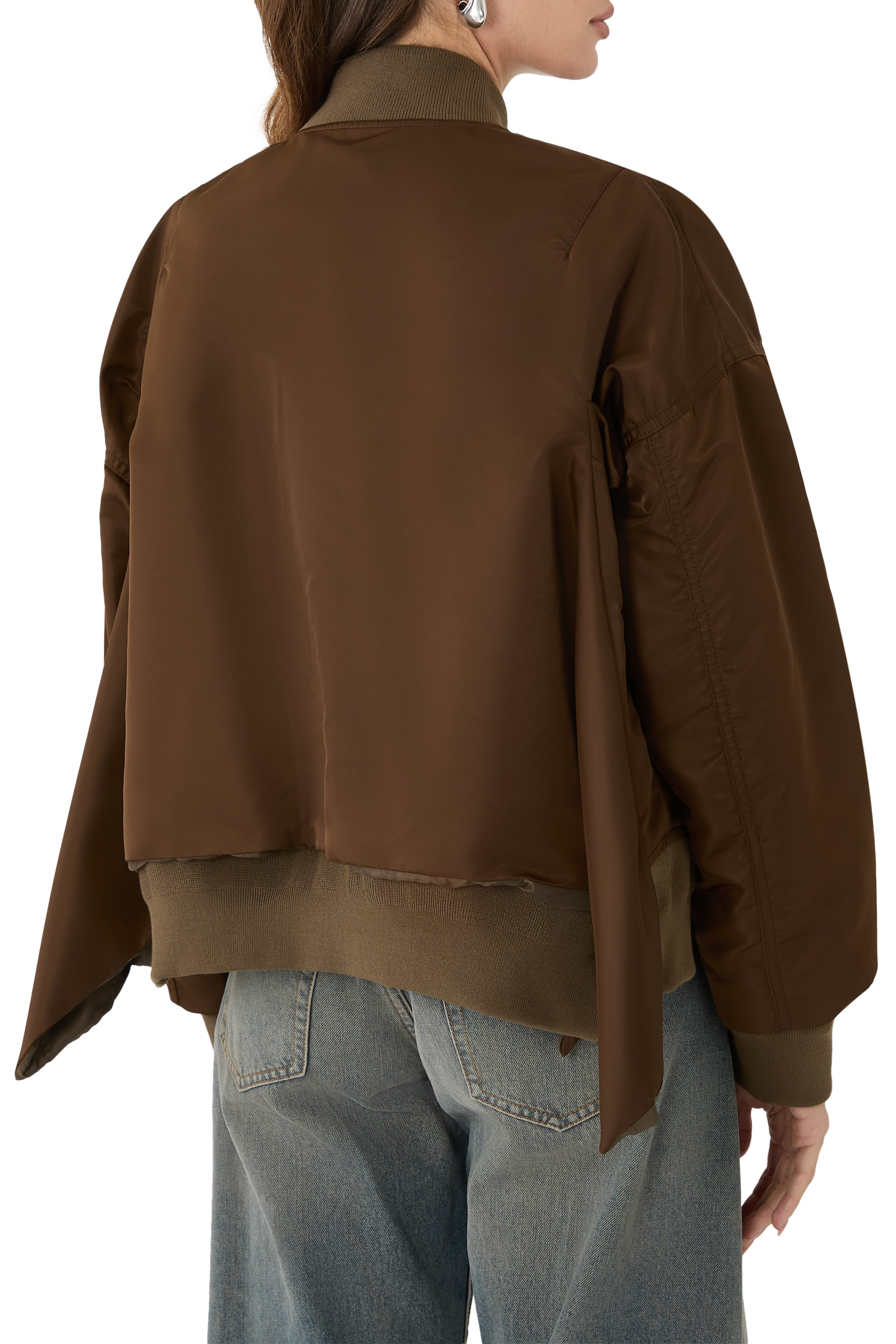 جاكيت بومبر نايلون تويل