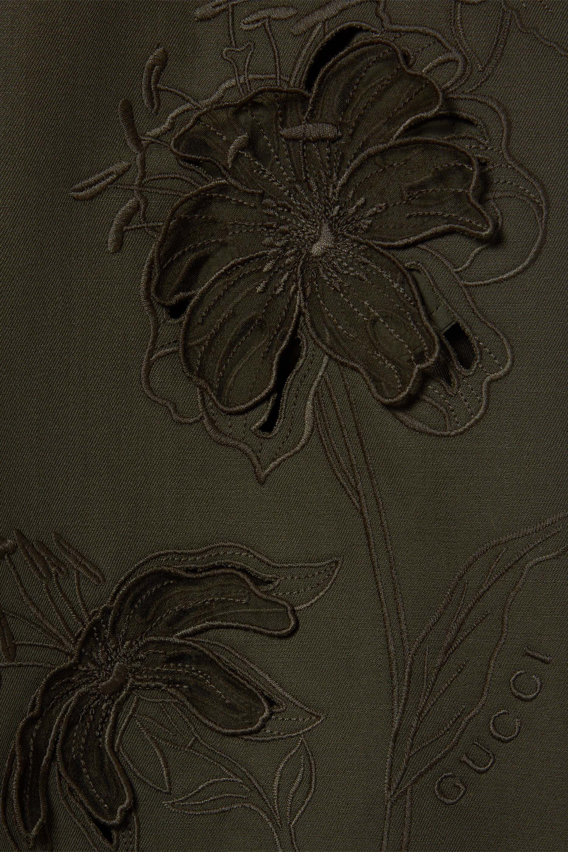 تنورة مطرزة بالزهور صوف موهير