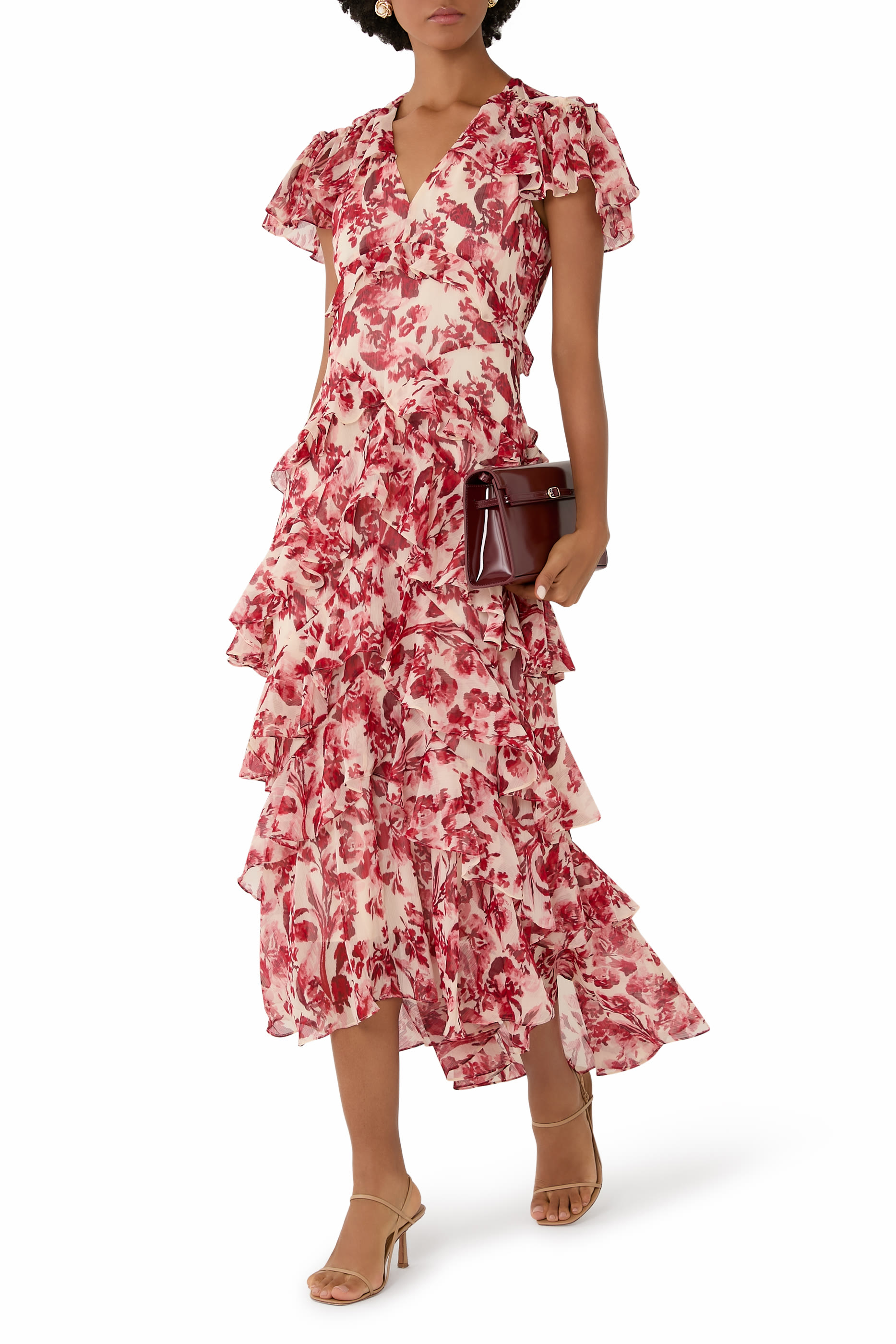 Floral Ribbons Tatum Dress